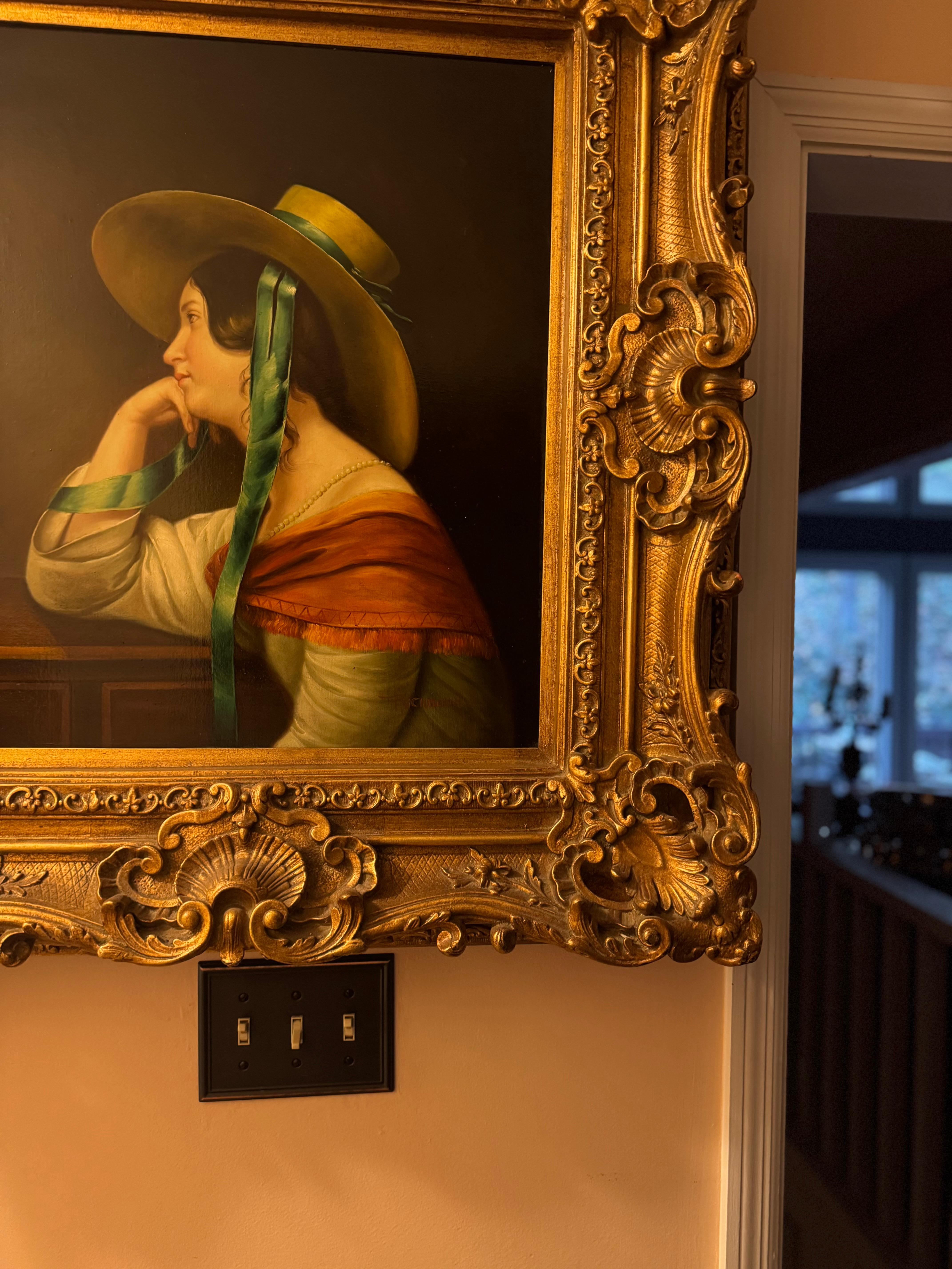 Originalgemälde ) inspirierte ein Museumsgemälde der französischen Malerin Élisabeth Vigée im Angebot 3