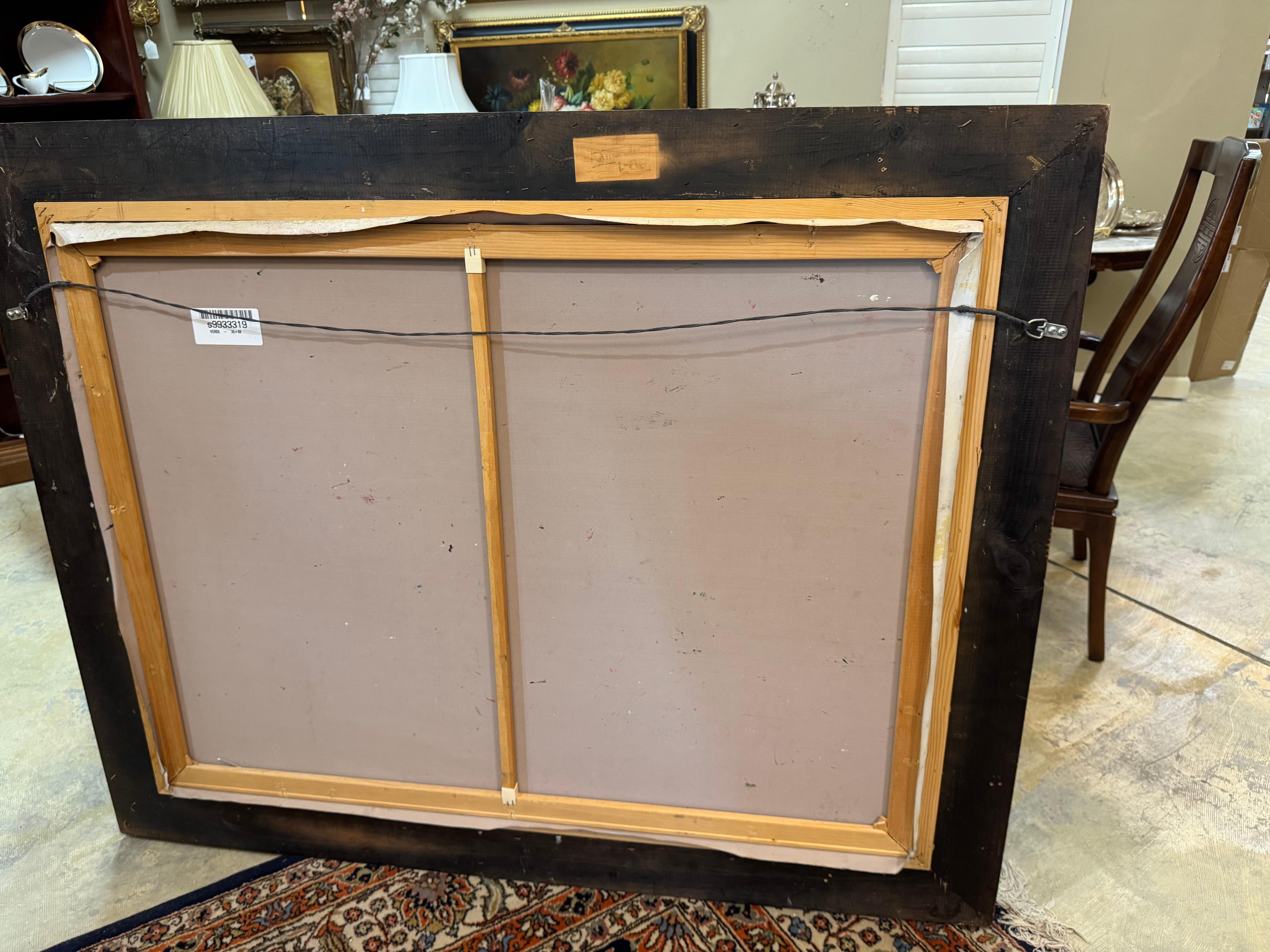 Peinture originale inspirée d'un tableau de musée de L'artiste, vraisemblablement Jacques De en vente 5