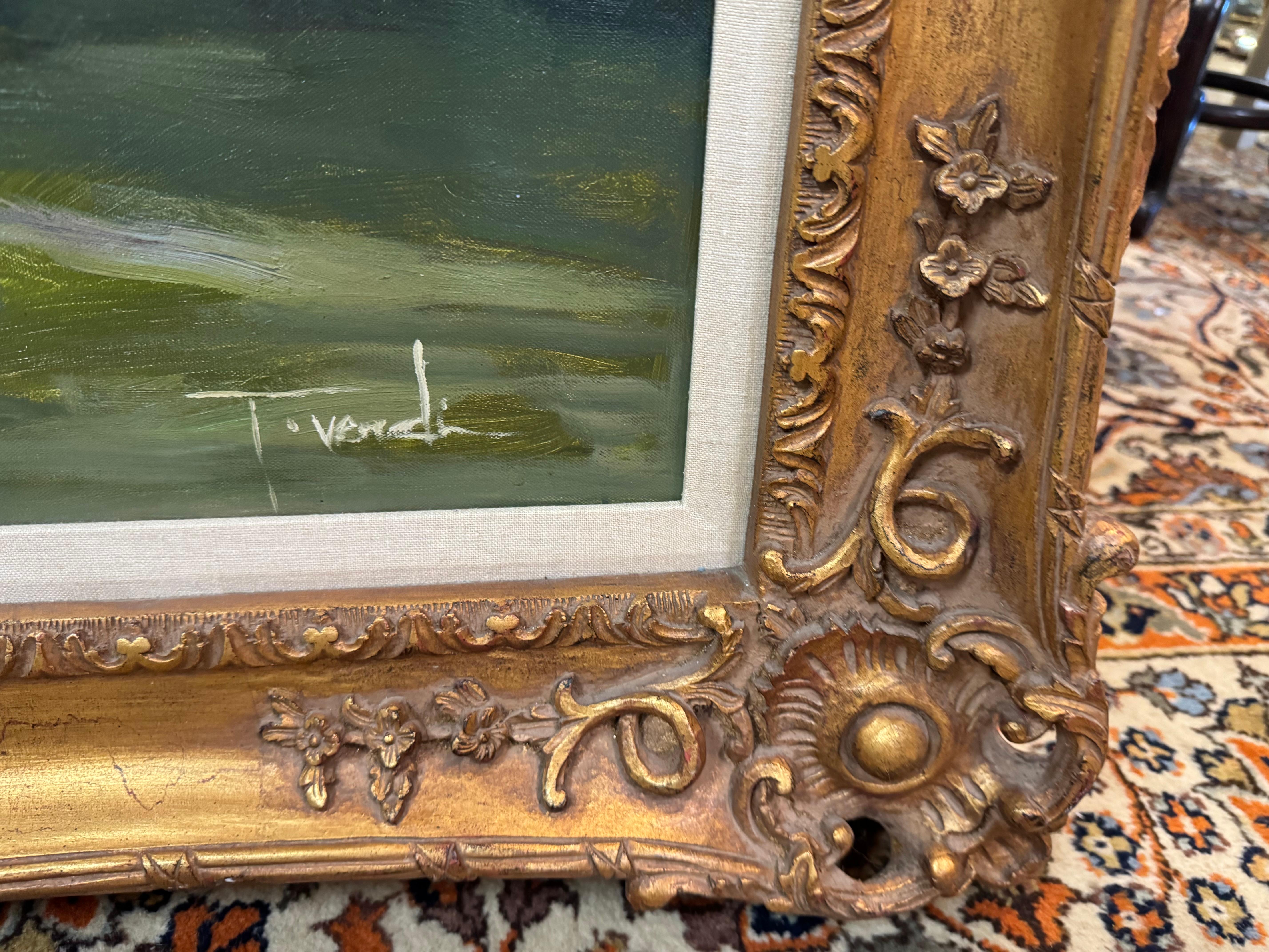 Peinture originale inspirée d'un tableau de musée de L'artiste, vraisemblablement Jacques De État moyen - En vente à Birmingham, AL