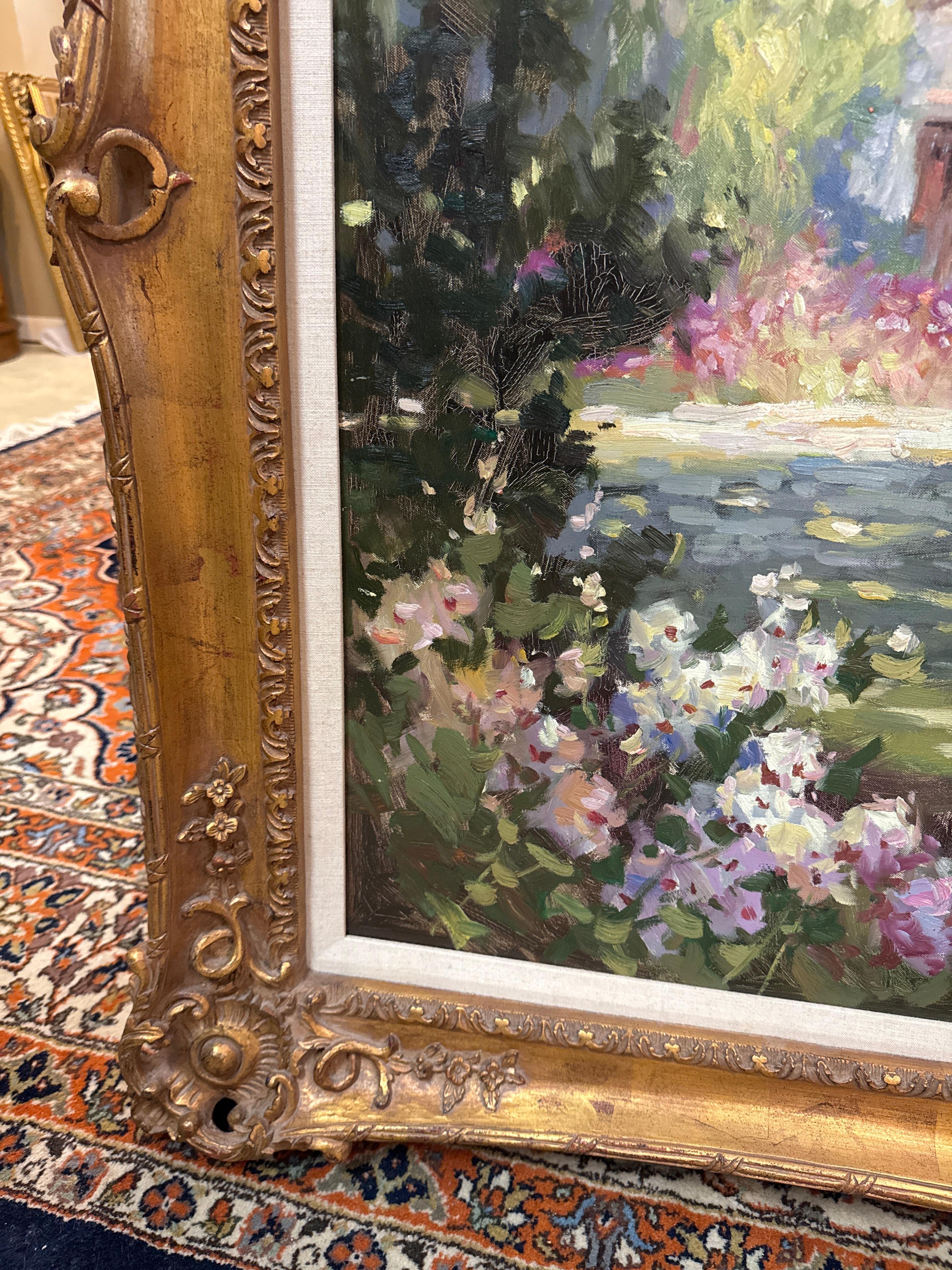 Peinture originale inspirée d'un tableau de musée de L'artiste, vraisemblablement Jacques De en vente 2