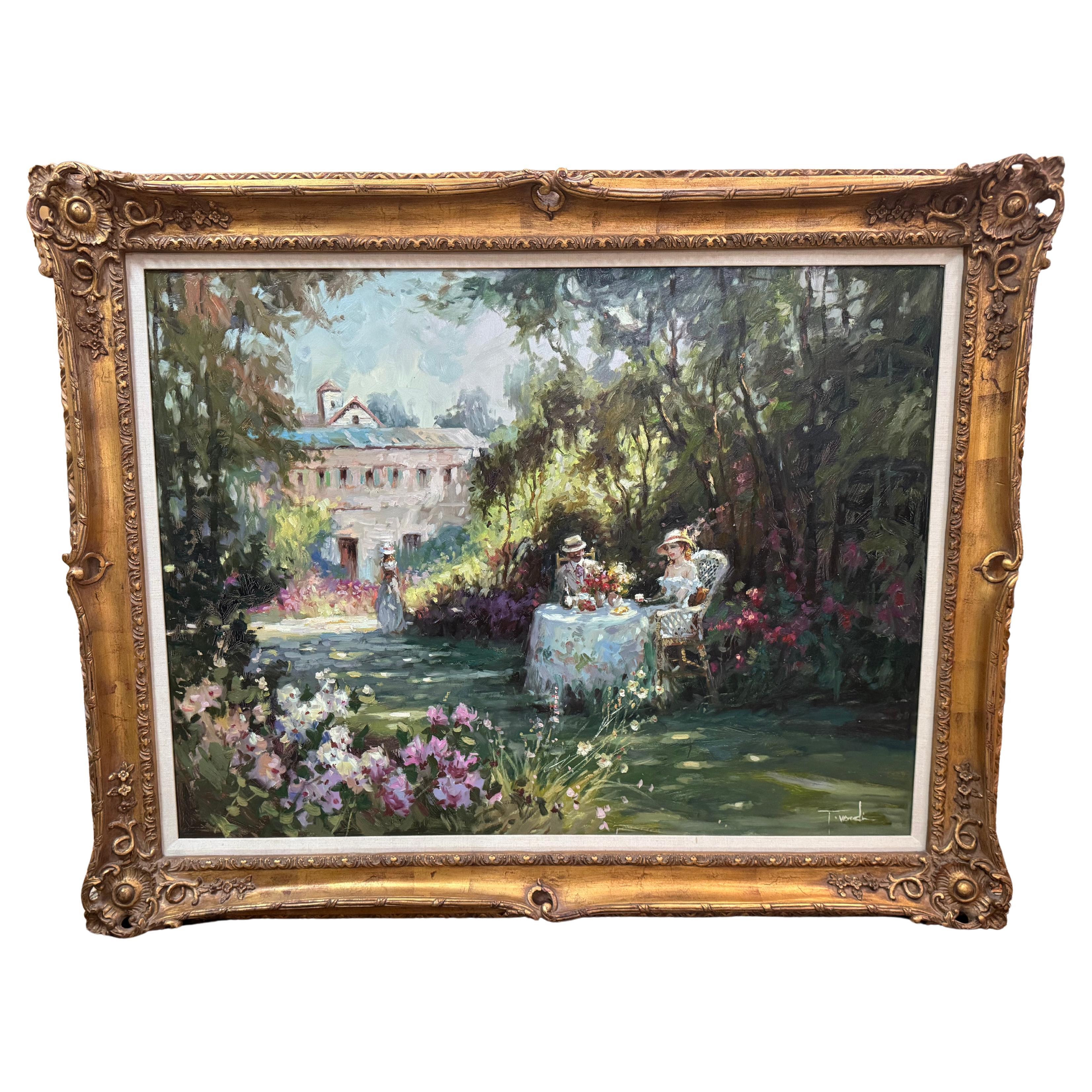 Originalgemälde, inspiriert von einem Museumsgemälde des Künstlers, wahrscheinlich Jacques De