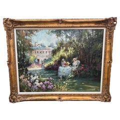 Original painting inspired by a museum painting by The artist, likely Jacques De