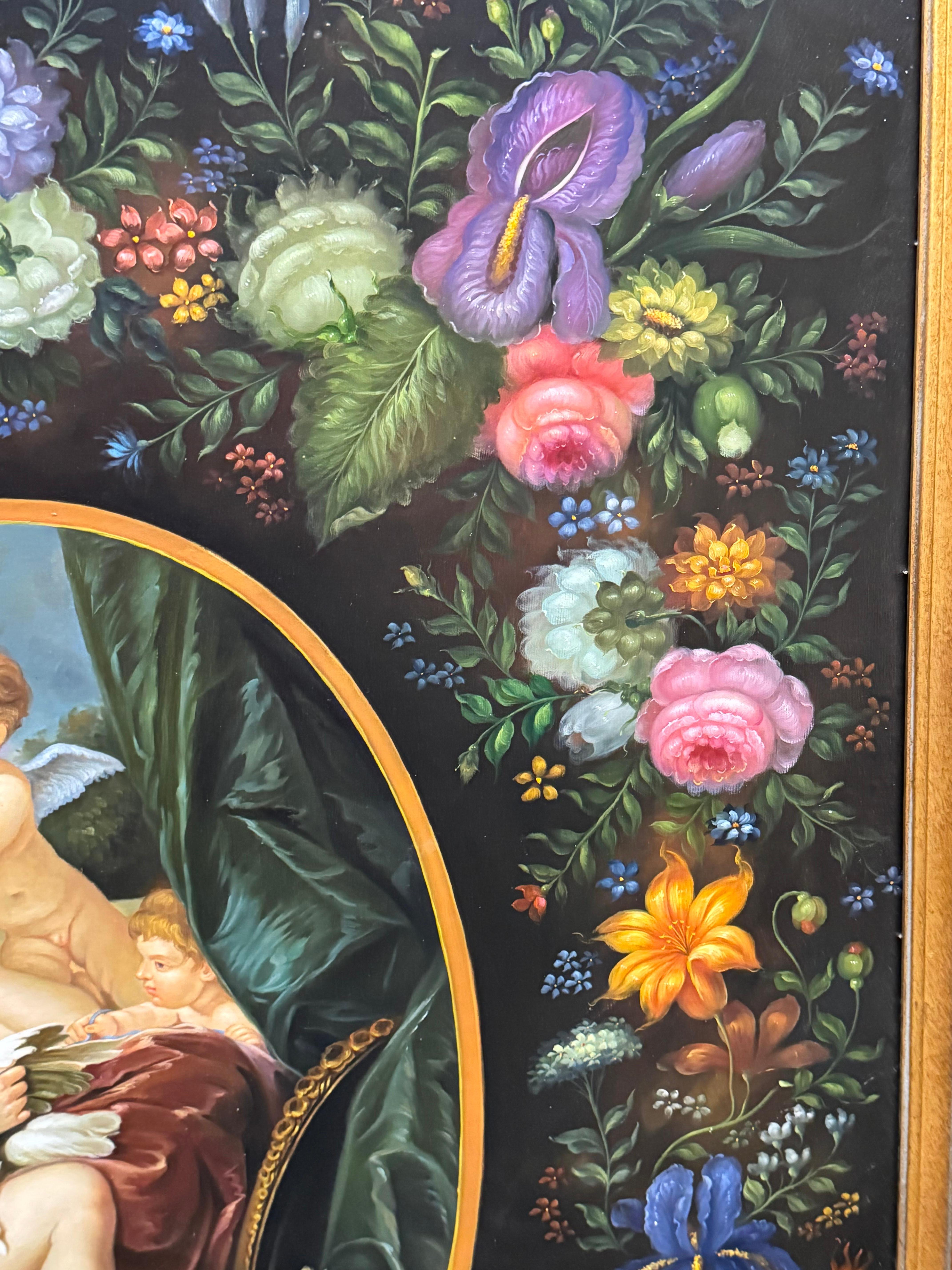Pintura original inspirada en  el cuadro del museo titulado 
