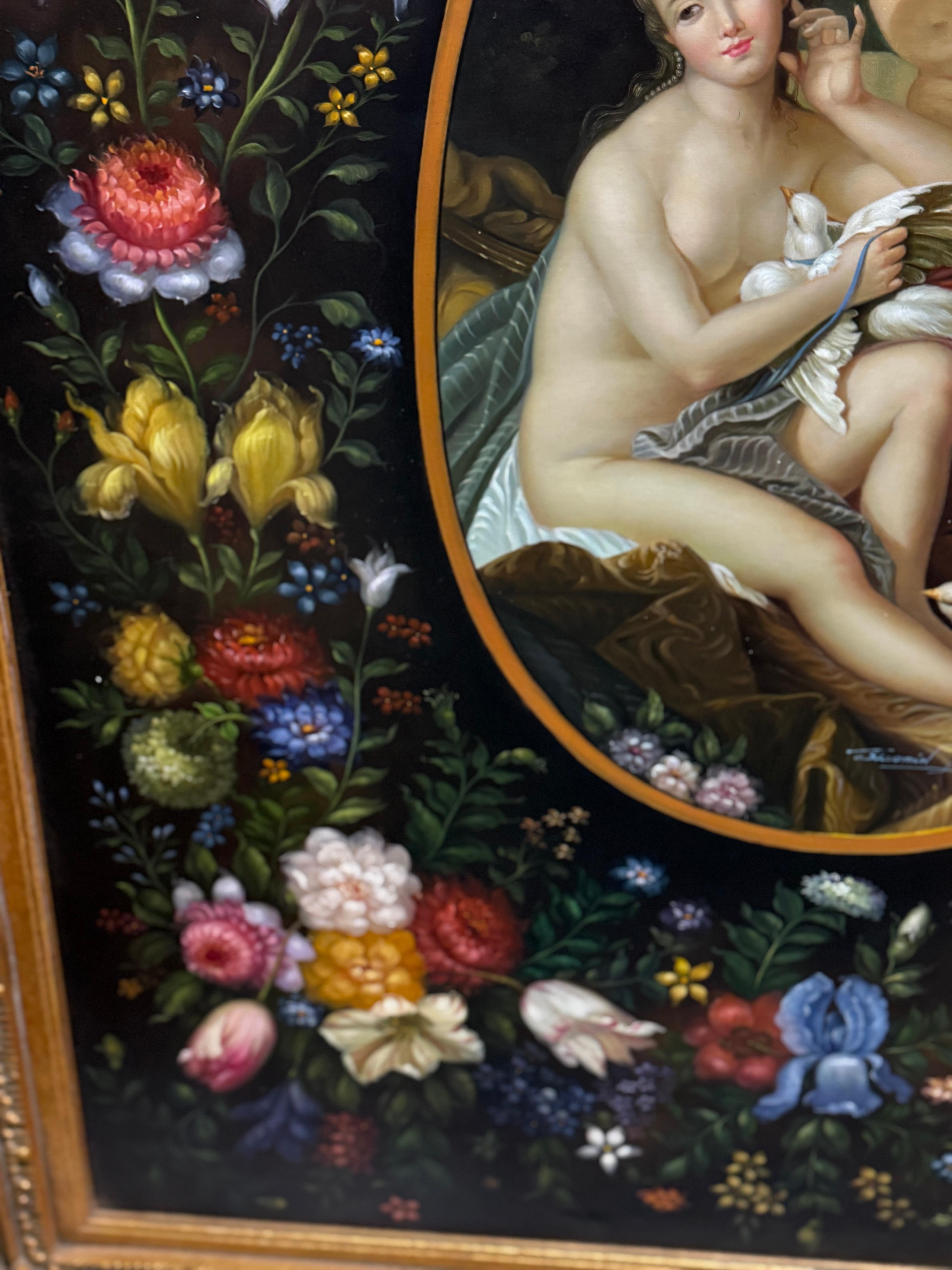 Pintura original inspirada en  el cuadro del museo titulado 