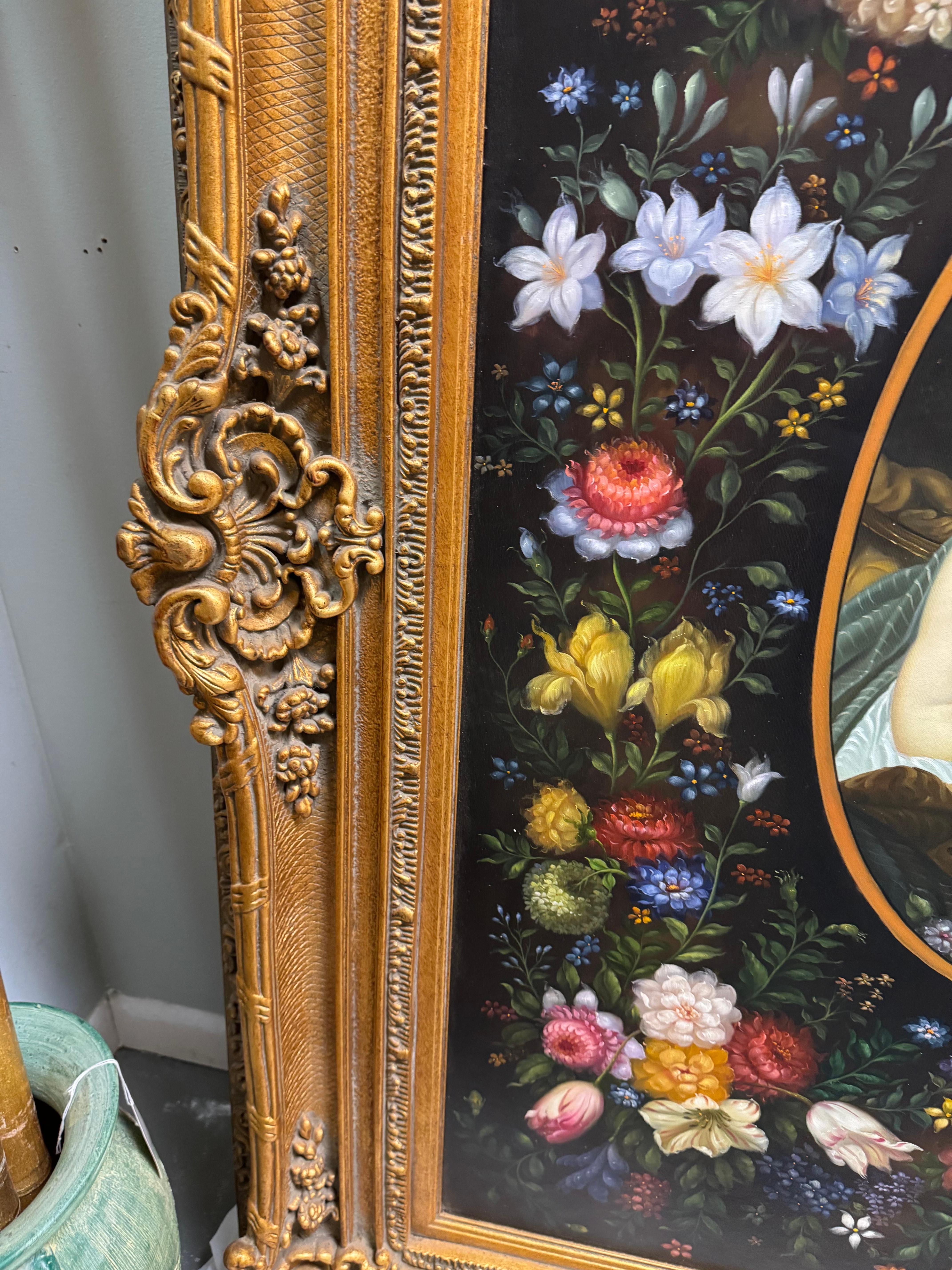 Pintura original inspirada en  el cuadro del museo titulado 
