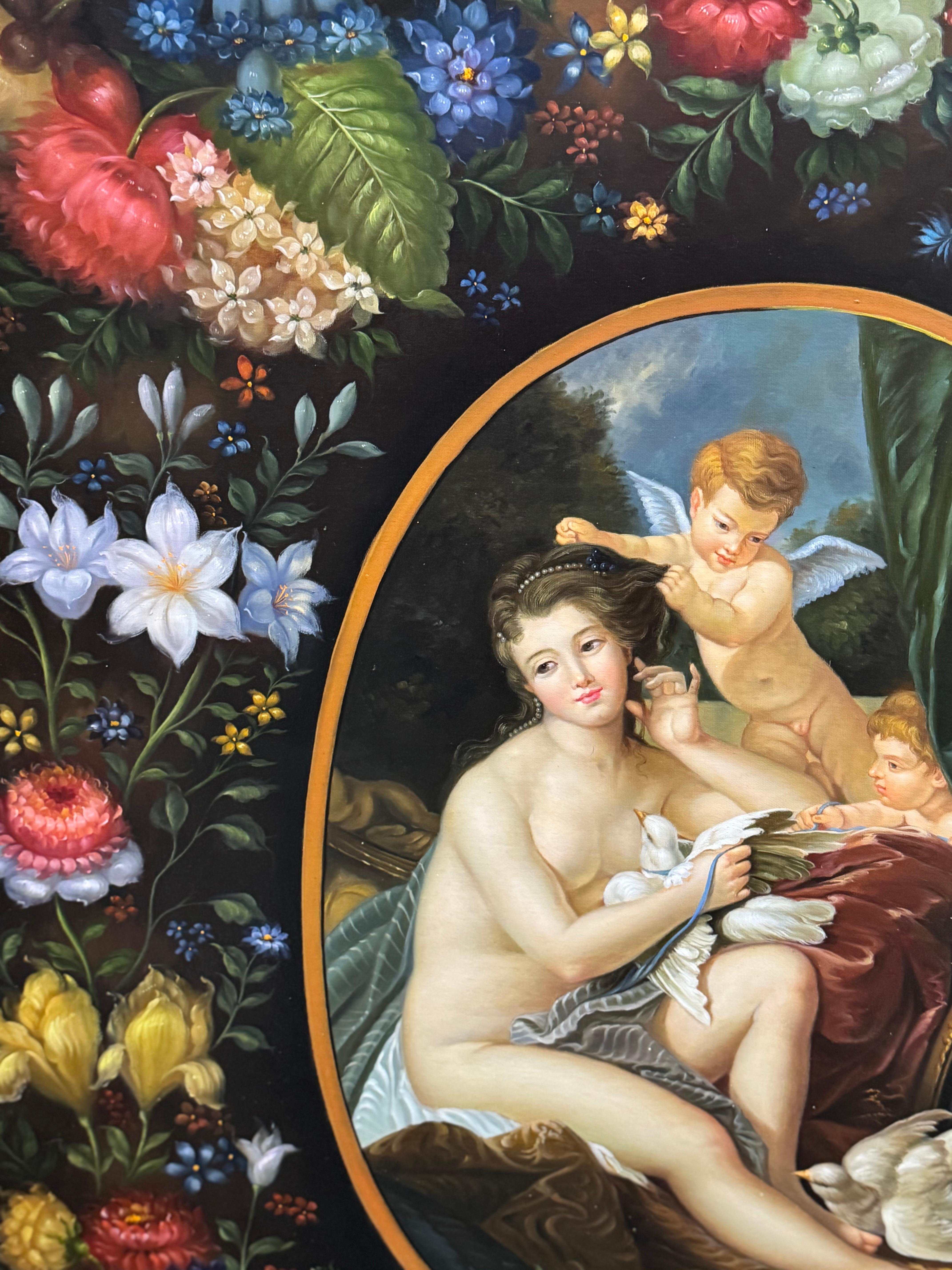 Pintura original inspirada en  el cuadro del museo titulado 