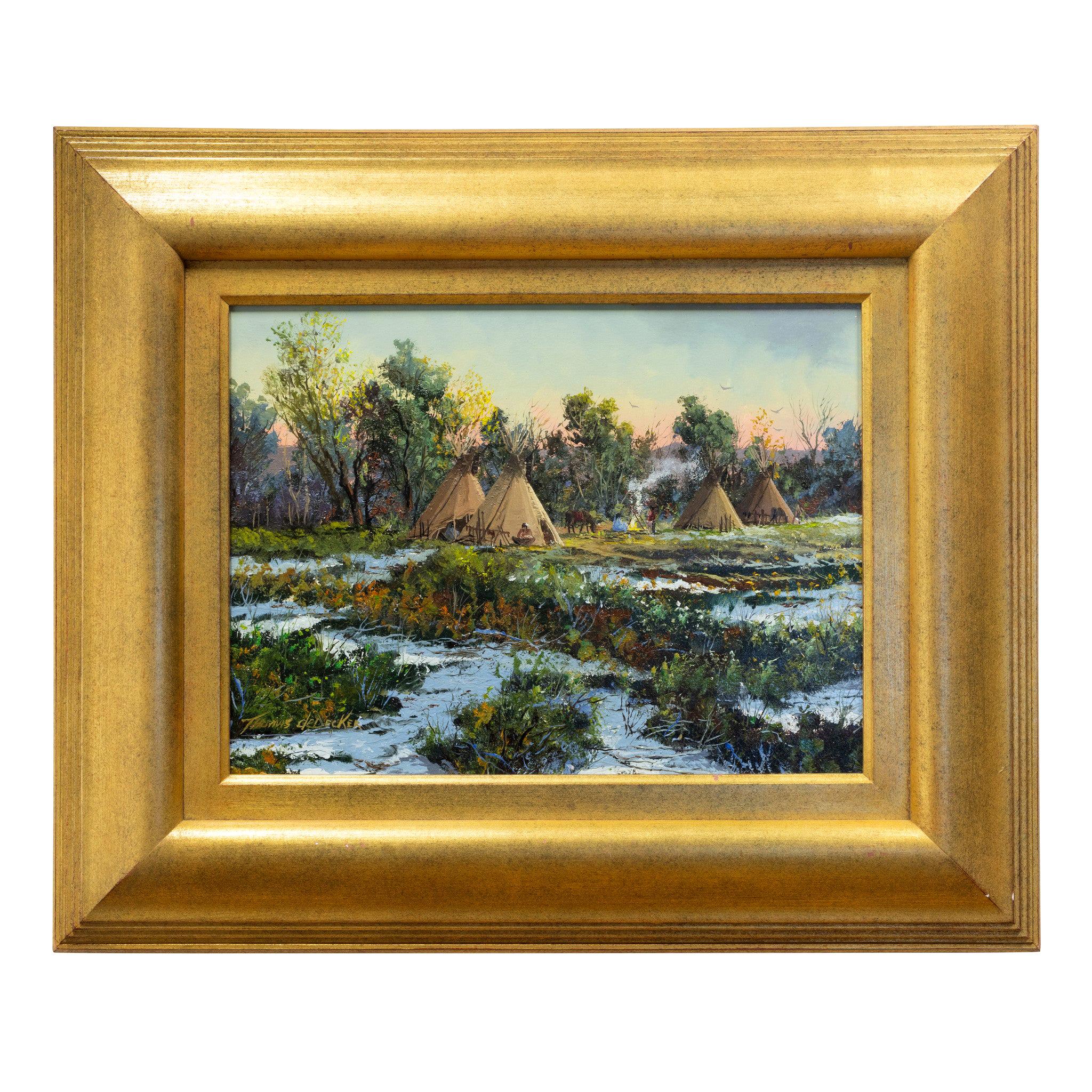 Original Painting "Late Spring Encampment" by Thomas DeDecker