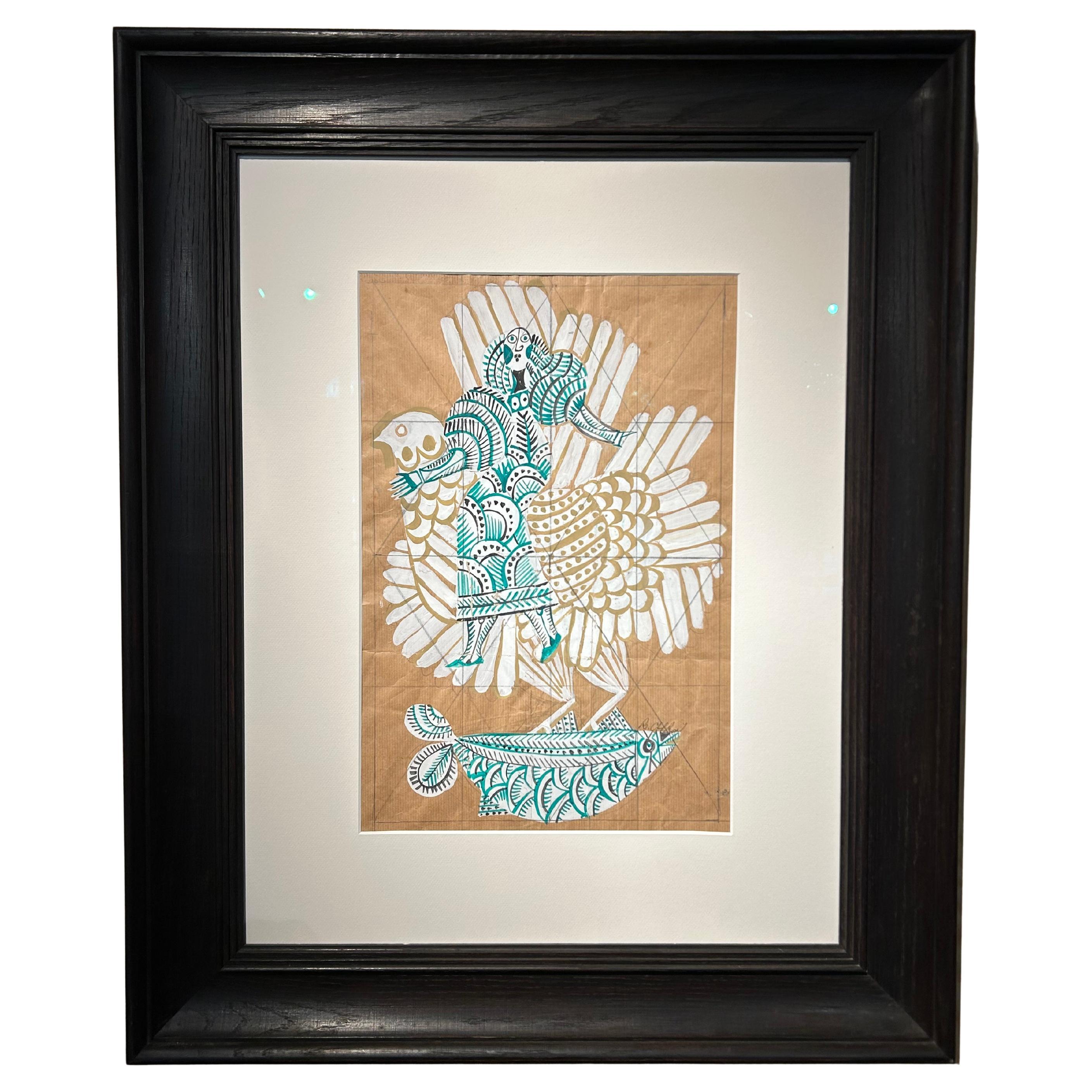 Original painting of Roger Capron For Sale