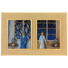 Peinture originale en verre inversé  par Ivicevic Slobodan