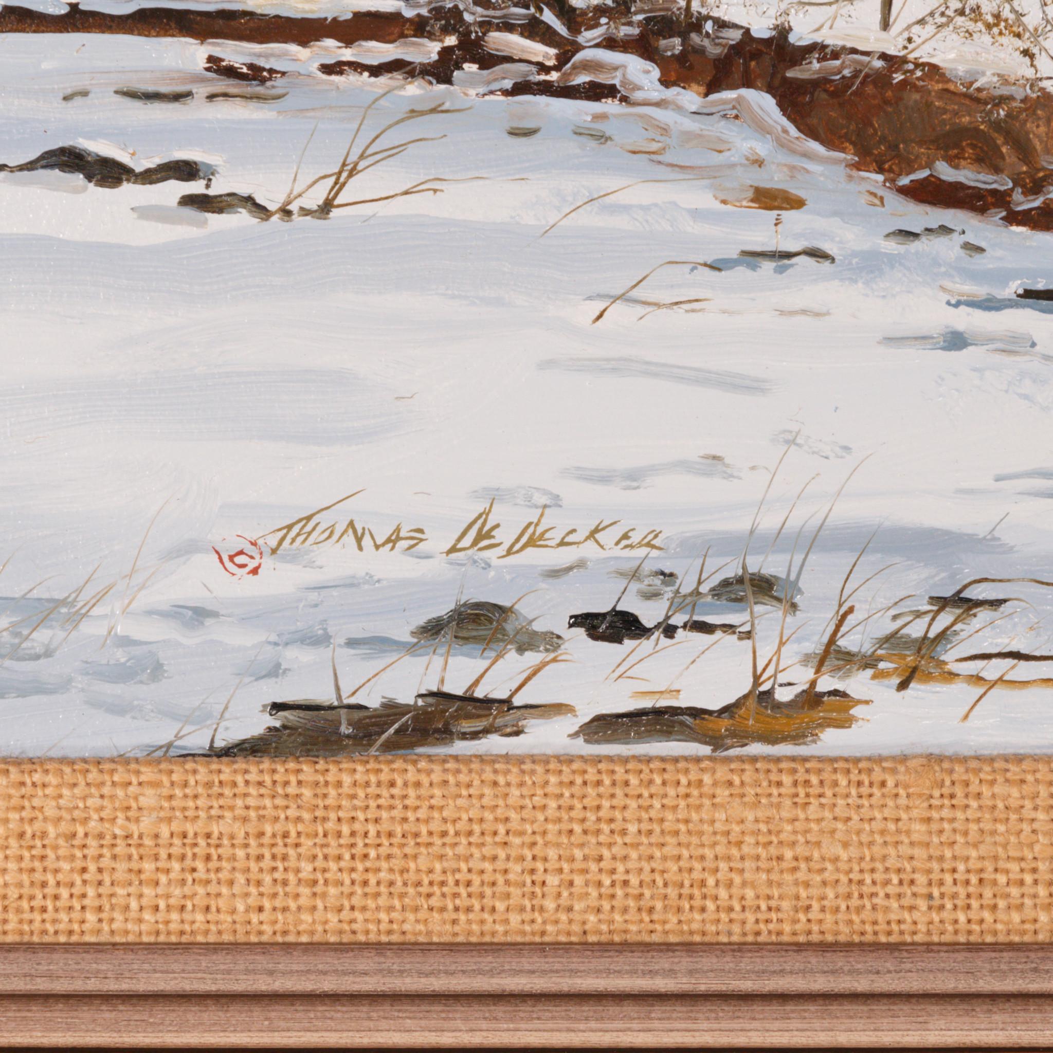 Gemälde „Southwest Ranch“ von Thomas DeDecker im Zustand „Hervorragend“ im Angebot in Coeur d'Alene, ID