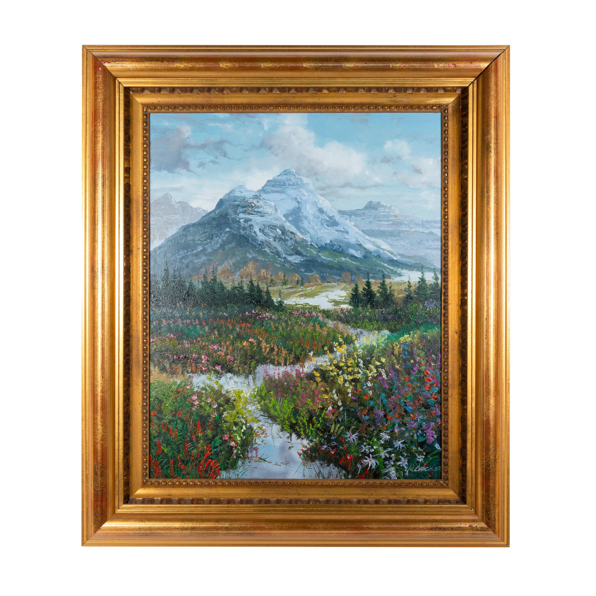 Gemälde „Frühling“ von Thomas deDecker (amerikanisch) im Angebot