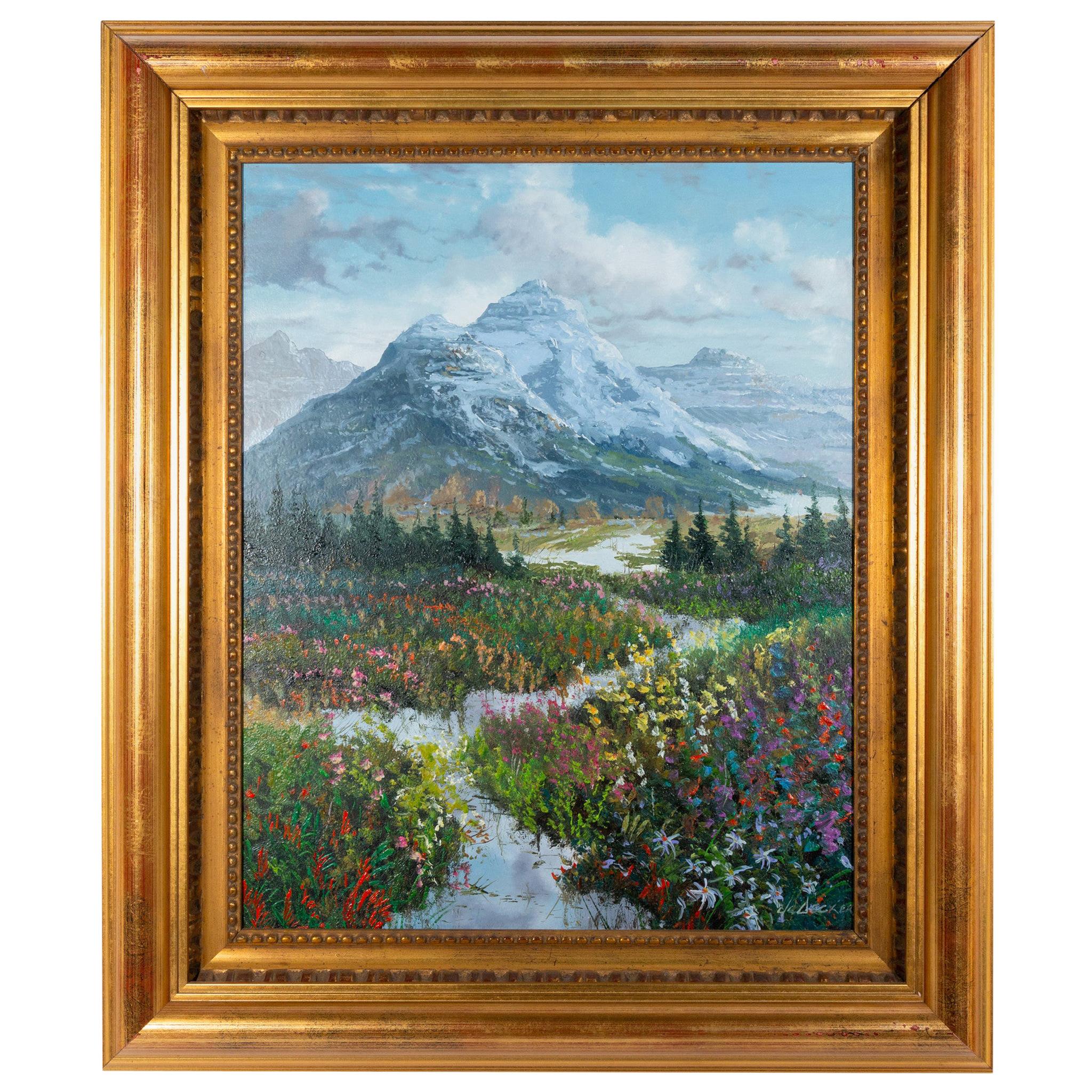 Original Painting "Spring" by Thomas deDecker For Sale