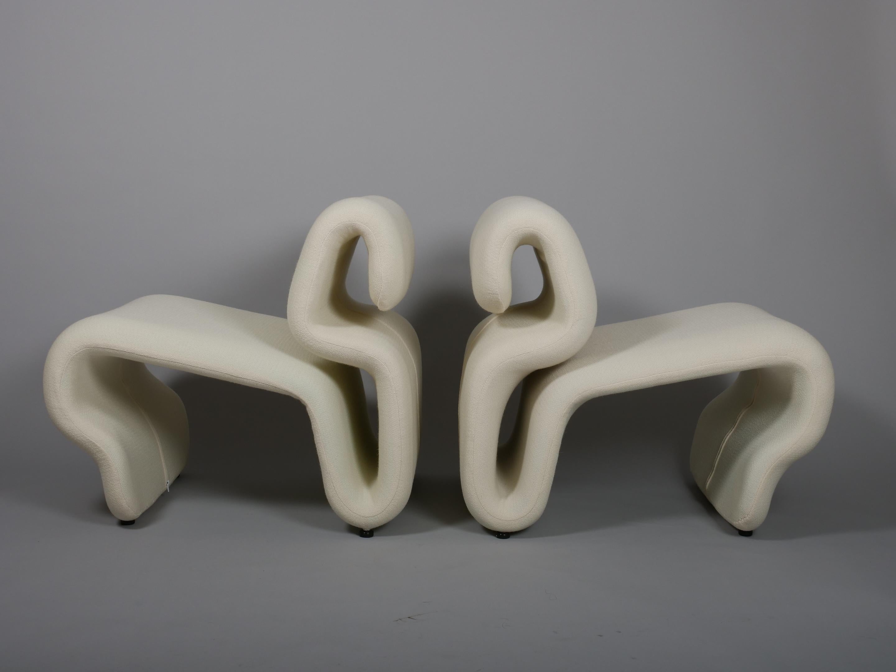 Late 20th Century Original pair 'Etcetera' lounge chair by Jan Eskelius, Sweden c1970 For Sale