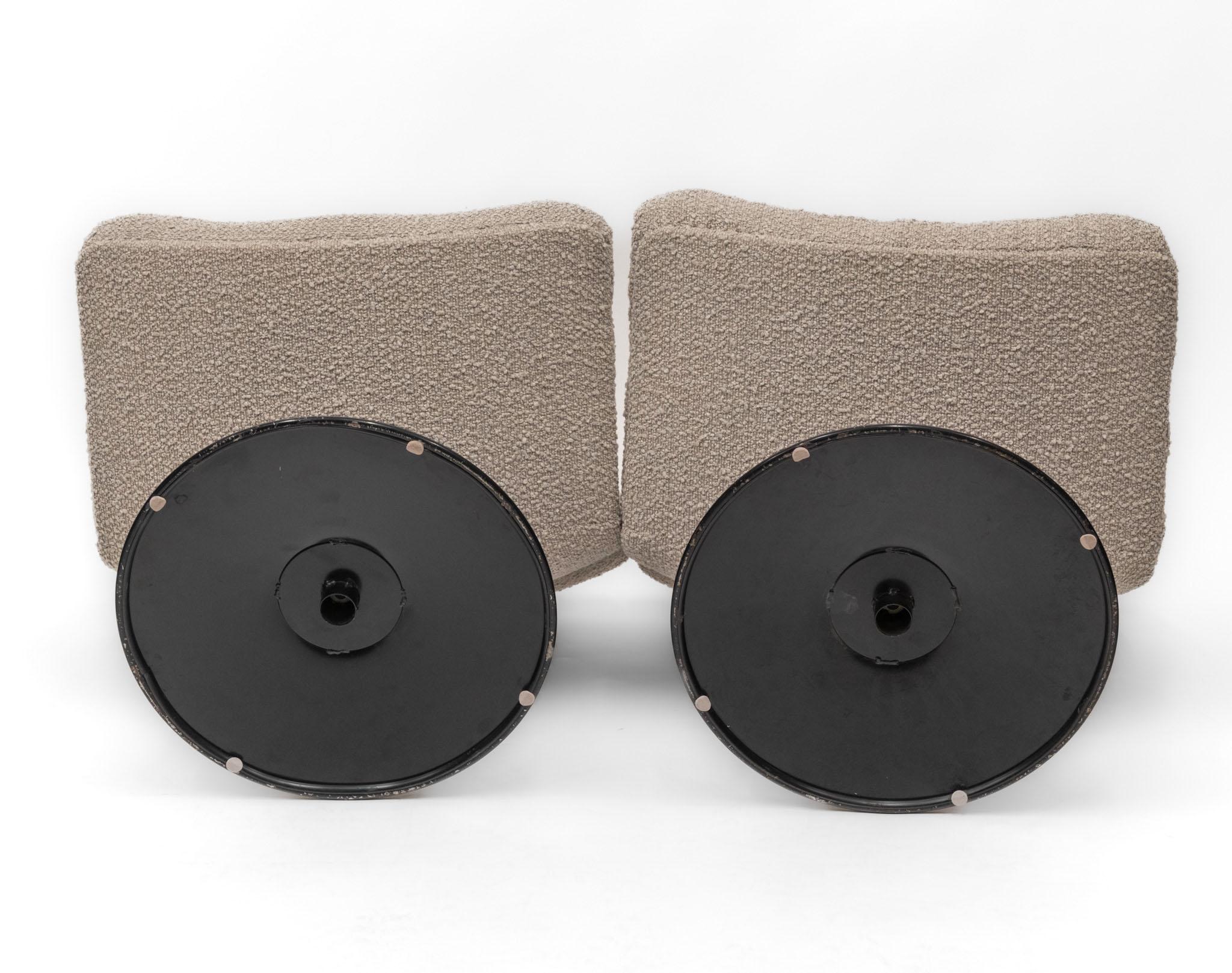 Pareja original Geoffrey Harcourt F506 Sillones Boucle Weave Artifort Años 80 en venta 5