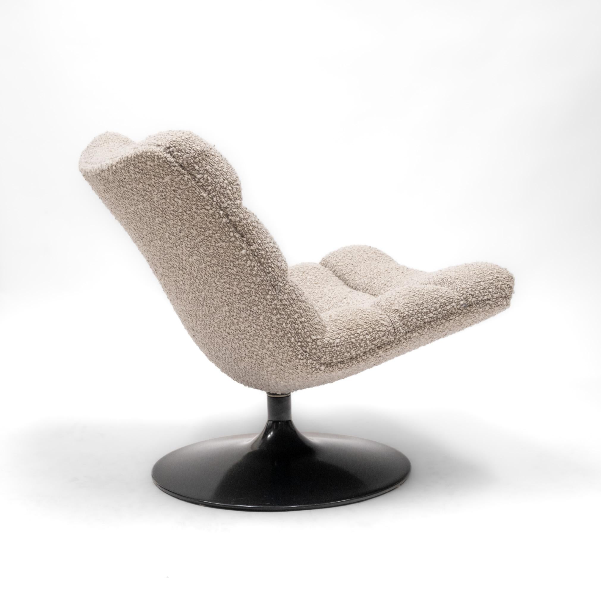 Pareja original Geoffrey Harcourt F506 Sillones Boucle Weave Artifort Años 80 Posmoderno en venta