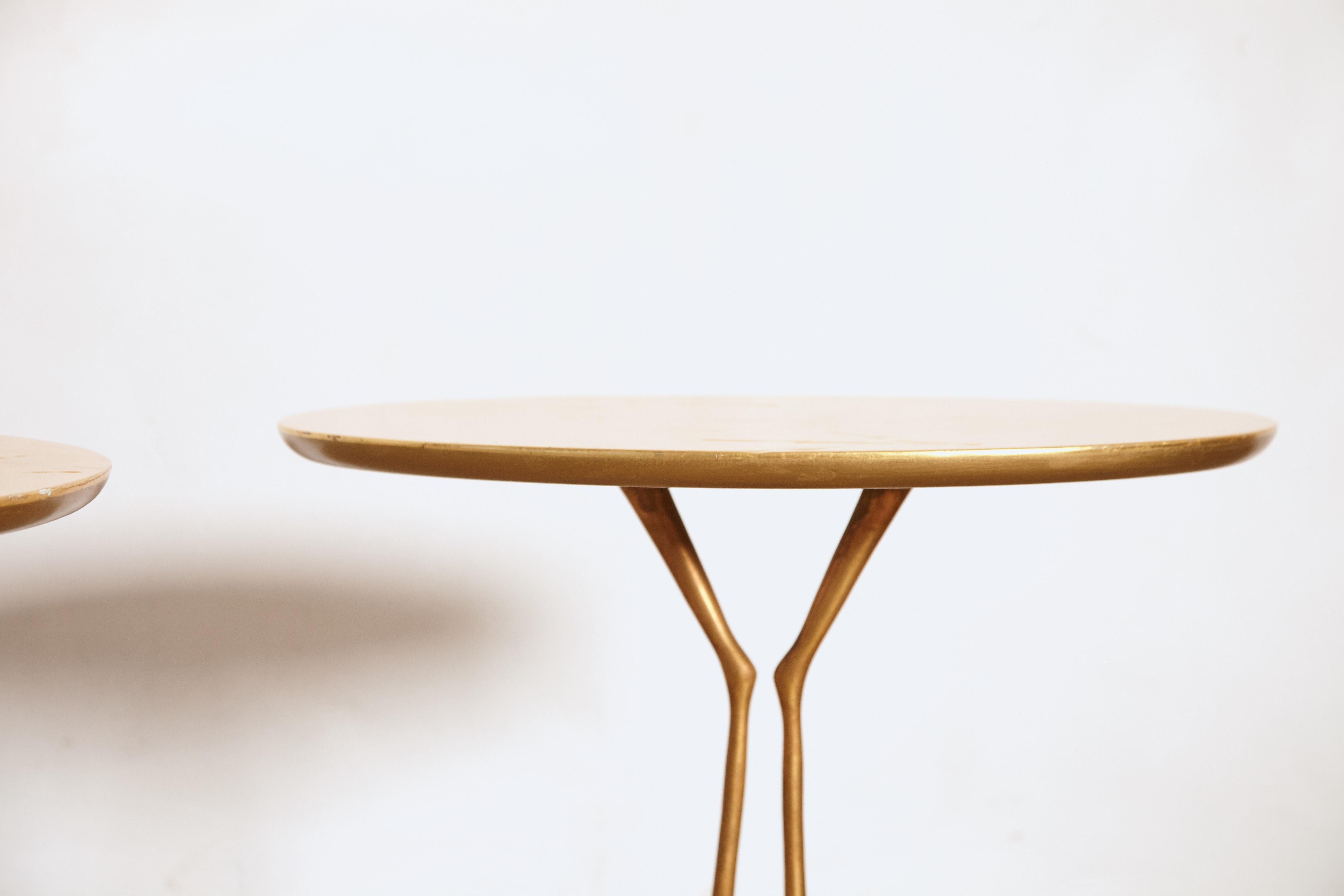 Original Pair of 1970s Meret Oppenheim Traccia Tables, Gavina, Italy For Sale 2