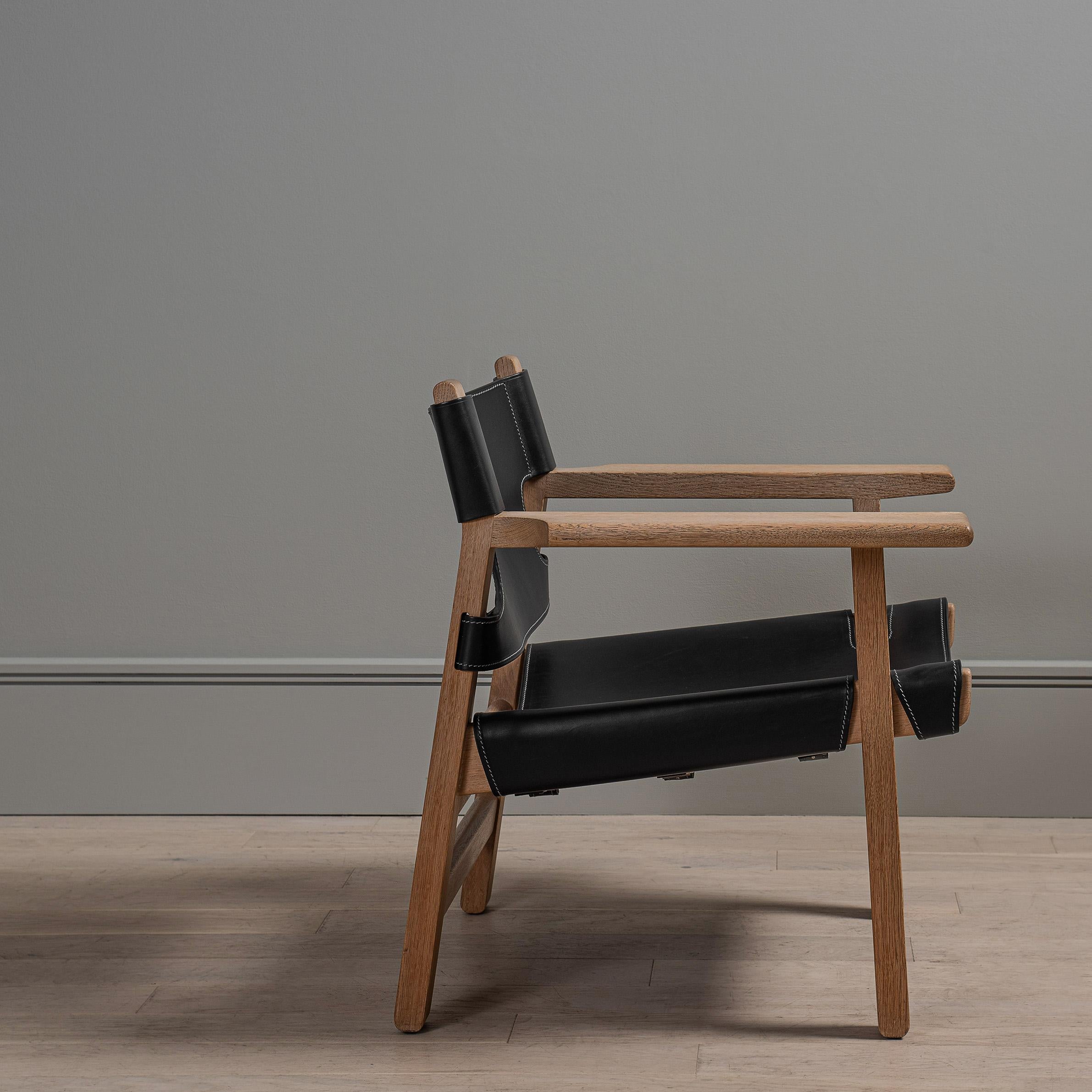 20th Century Original Early Pair of Borge Mogensen Spanish Chairs