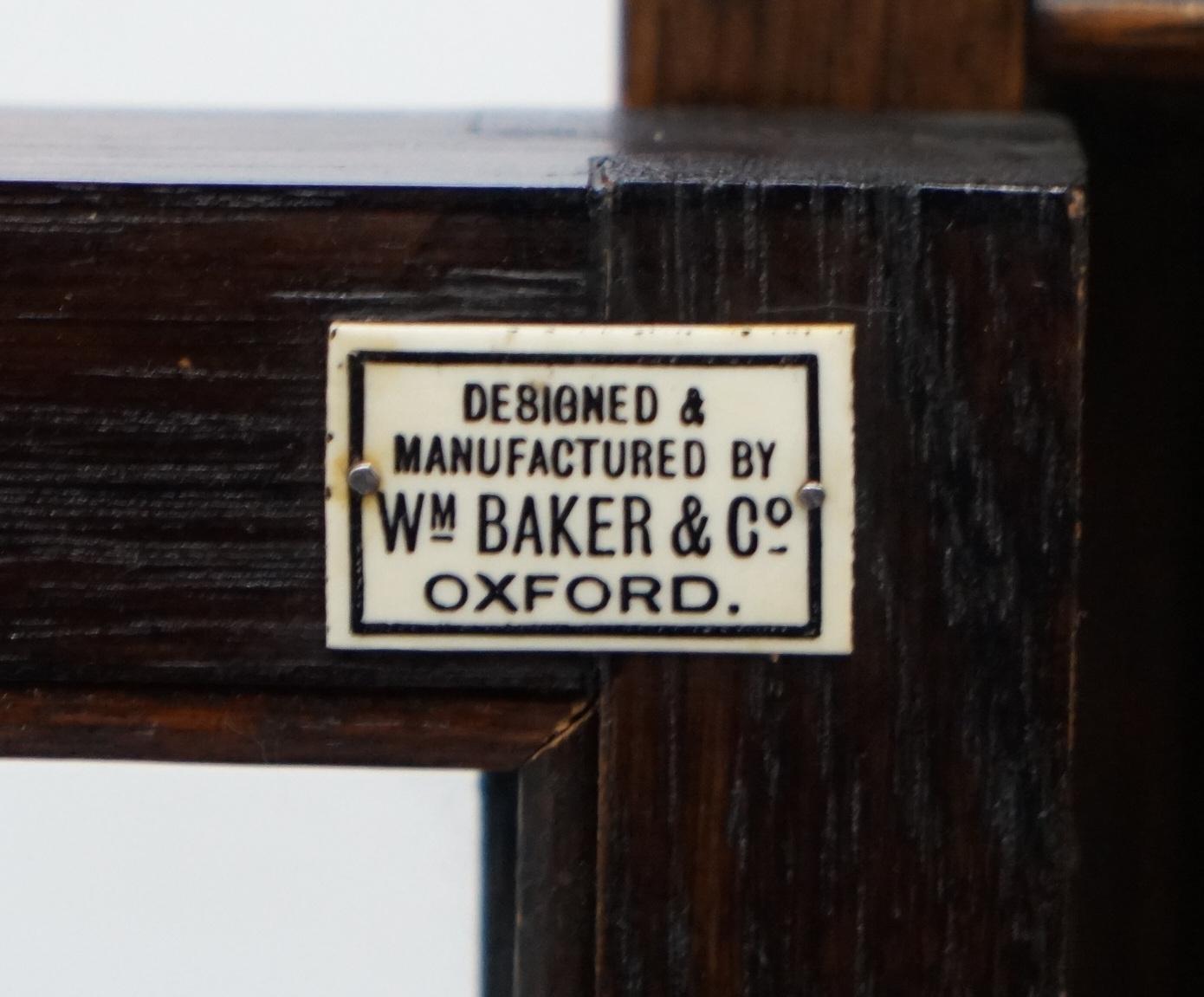 Original Pair of circa 1900 William Baker Co Oxford Stacking Modular Bookcases 3