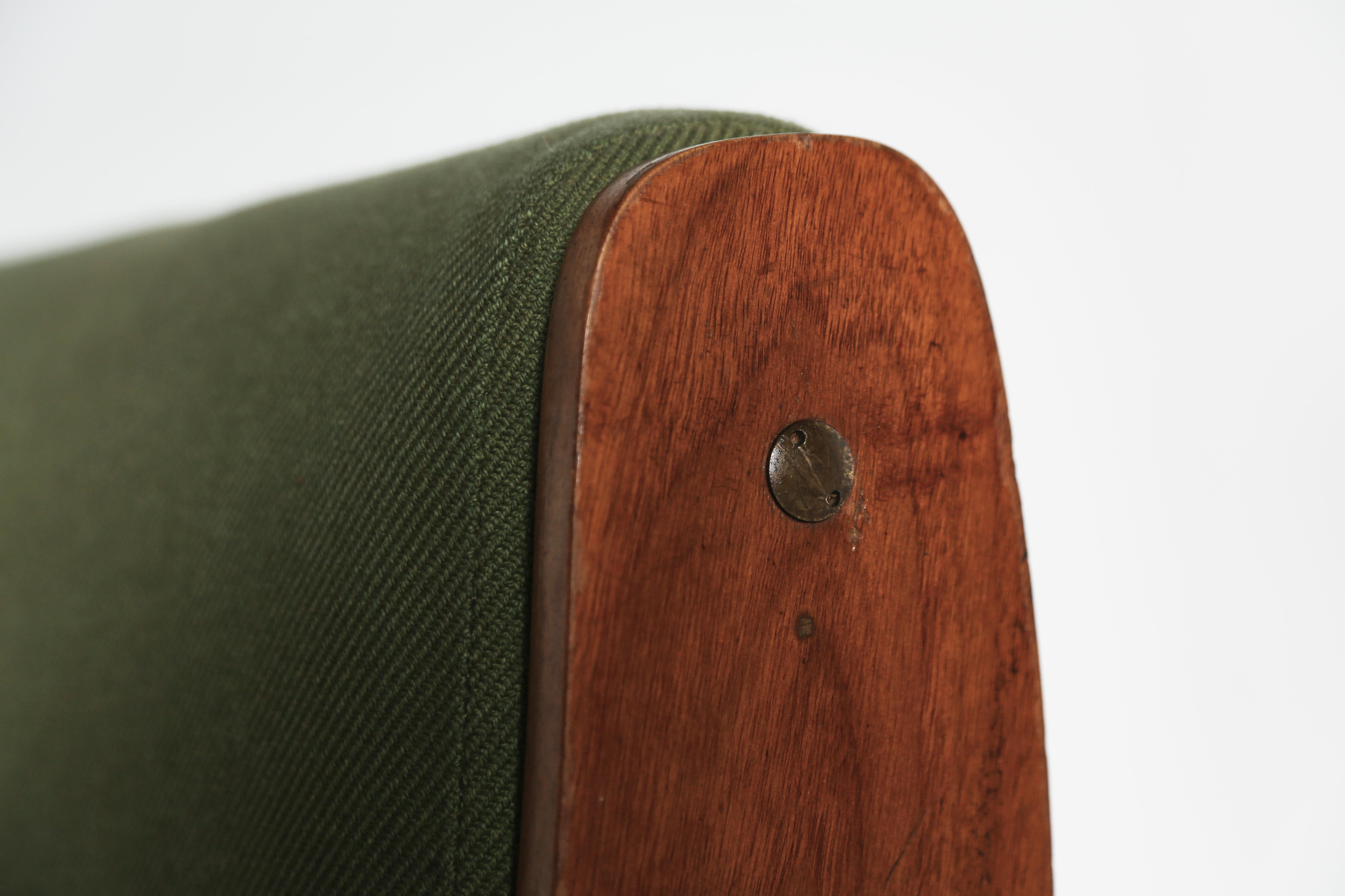 Originales Paar Gianfranco Frattini 836 Lounge Chairs, Cassina, Italien, 1950er Jahre im Angebot 3