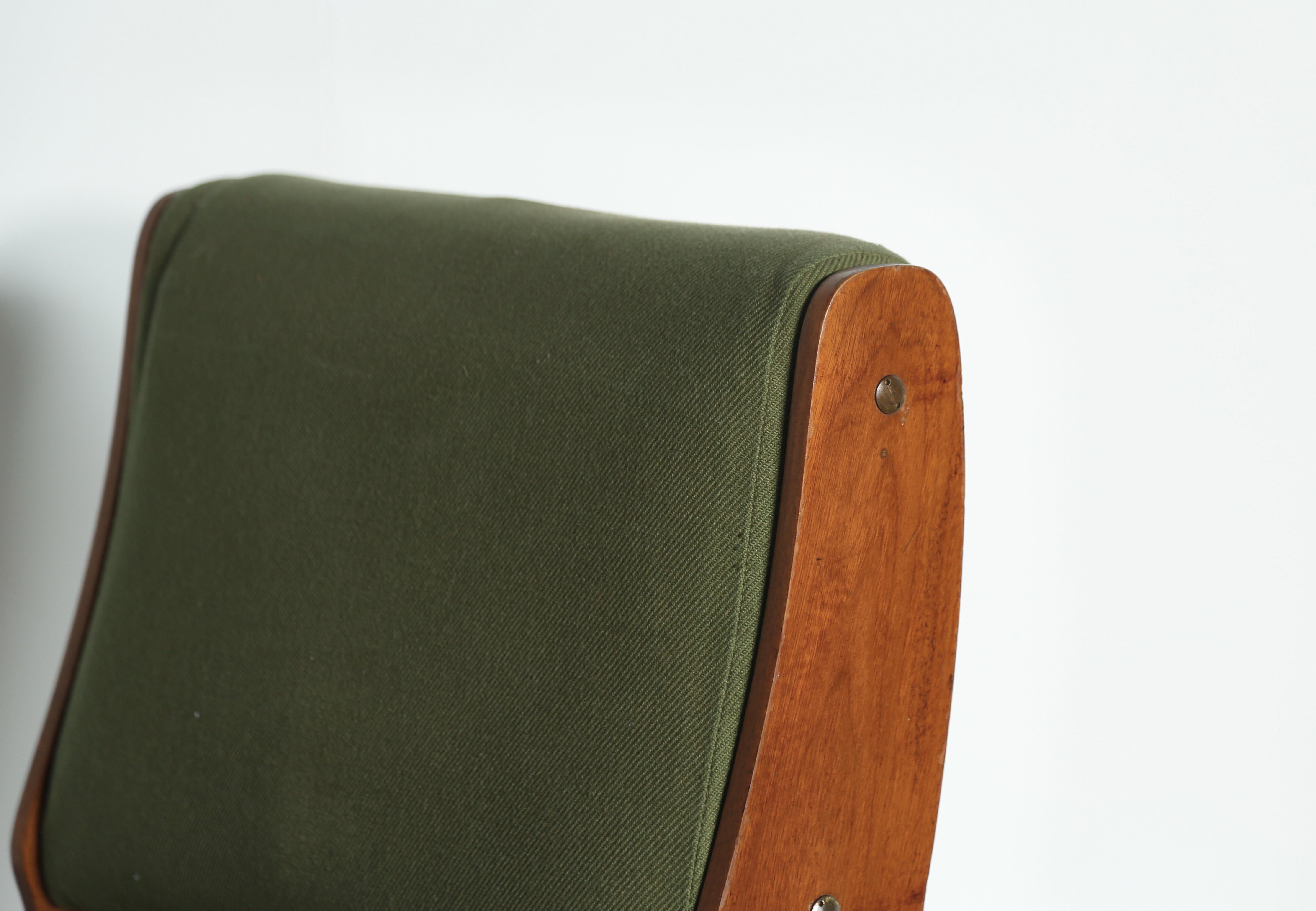 Originales Paar Gianfranco Frattini 836 Lounge Chairs, Cassina, Italien, 1950er Jahre im Angebot 5