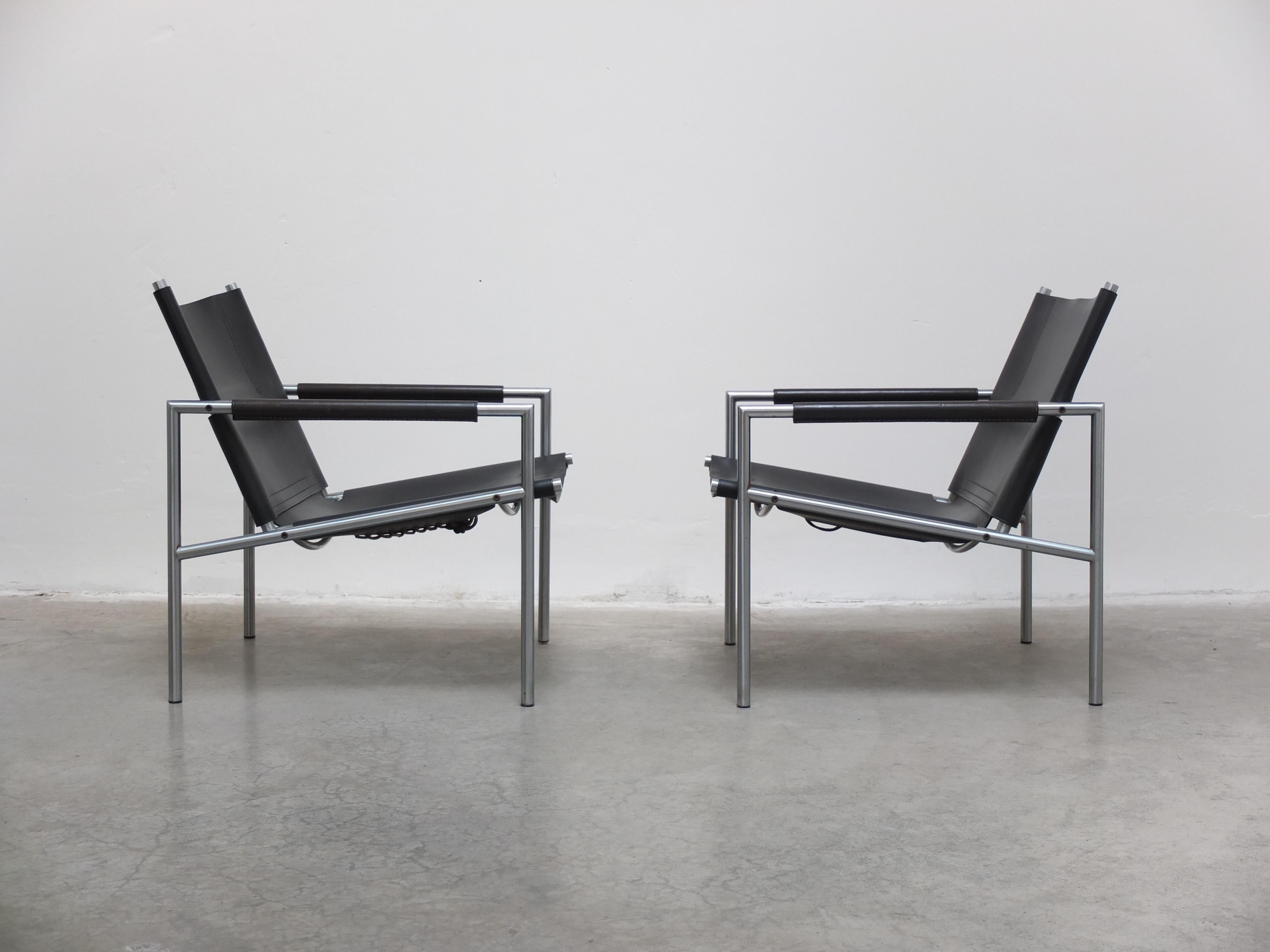 20th Century Original Pair of 'SZ02' Lounge Chairs by Martin Visser for ‘t Spectrum, 1960s For Sale