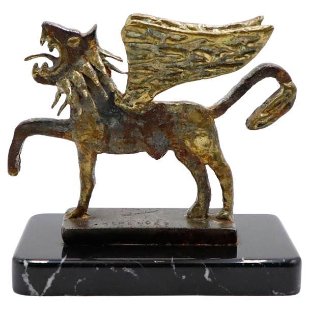 Original Pal Kepenyes Lion Sculpture Signed