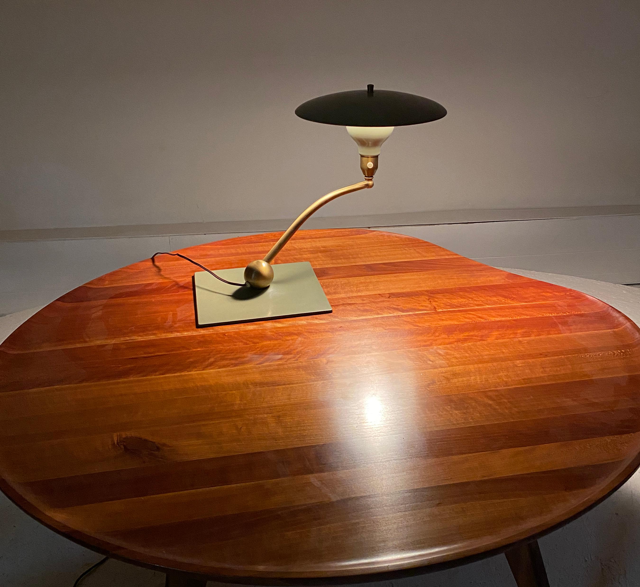 American Original Pale Green Finish Wheeler Sight Desk Lamp