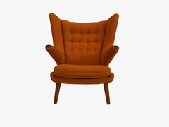 Sedia papabear originale di Hans Jørgen Wegner, Danimarca.