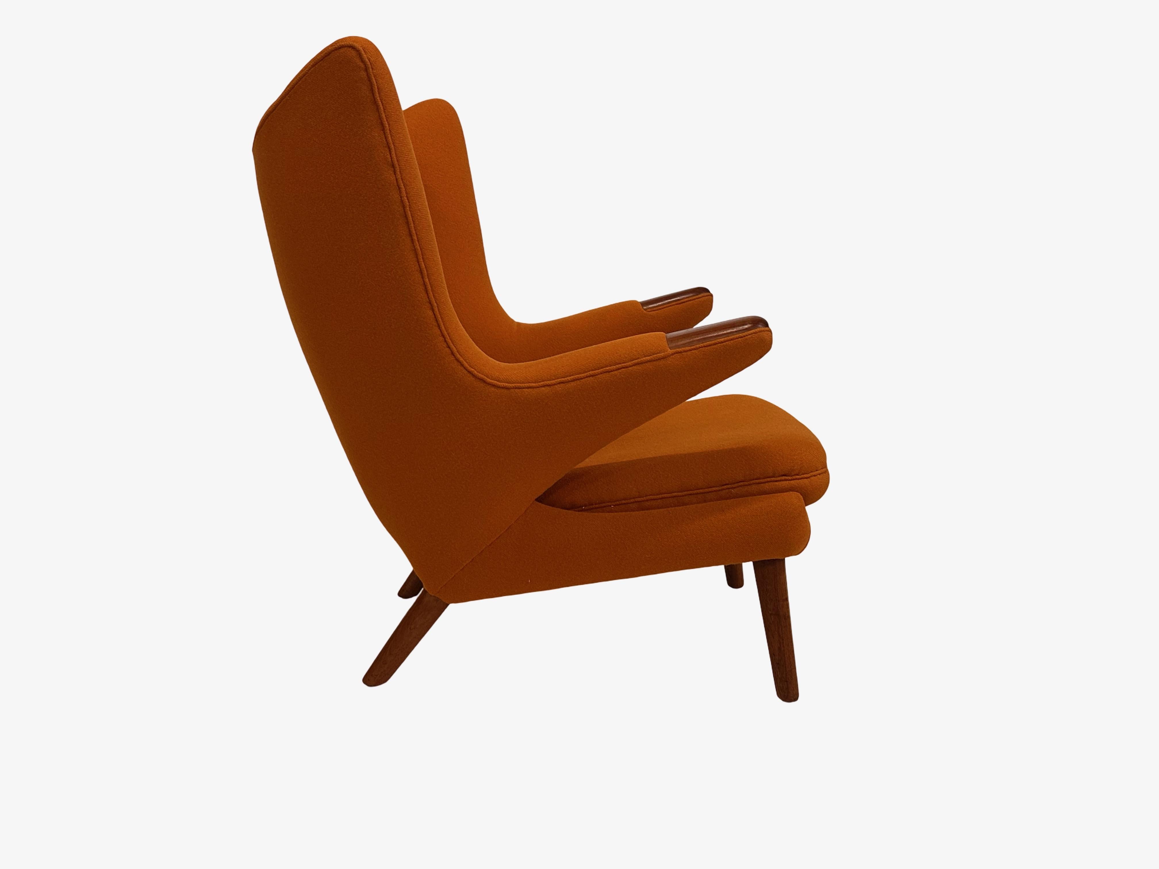 Sedia papabear originale di Hans Jørgen Wegner, Danimarca. In condizioni ottime in vendita a København K, DK