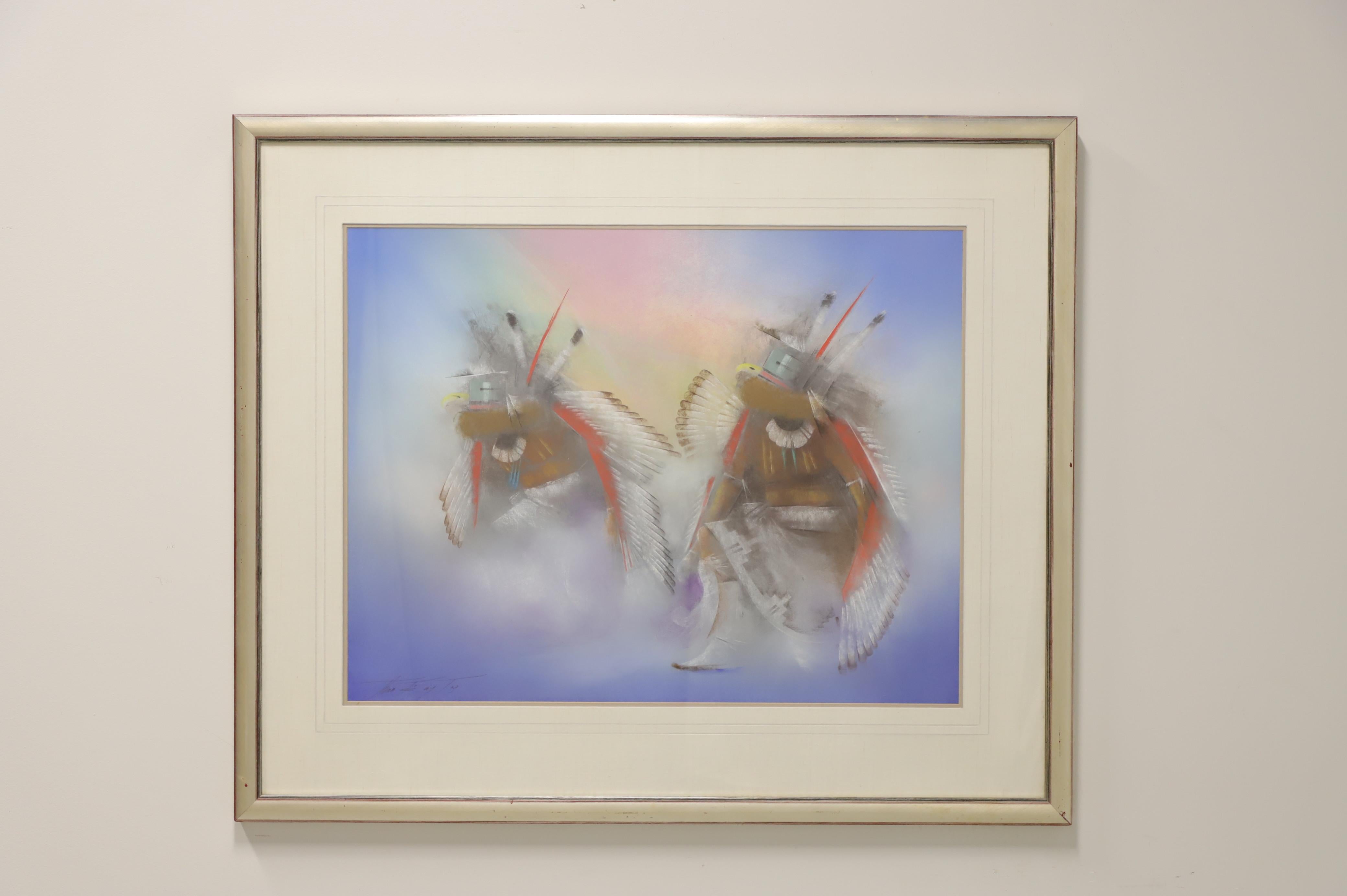 Original Pastel Native American Art "Eagle Dancers" by Tommy Montoya at 1stDibs leonora