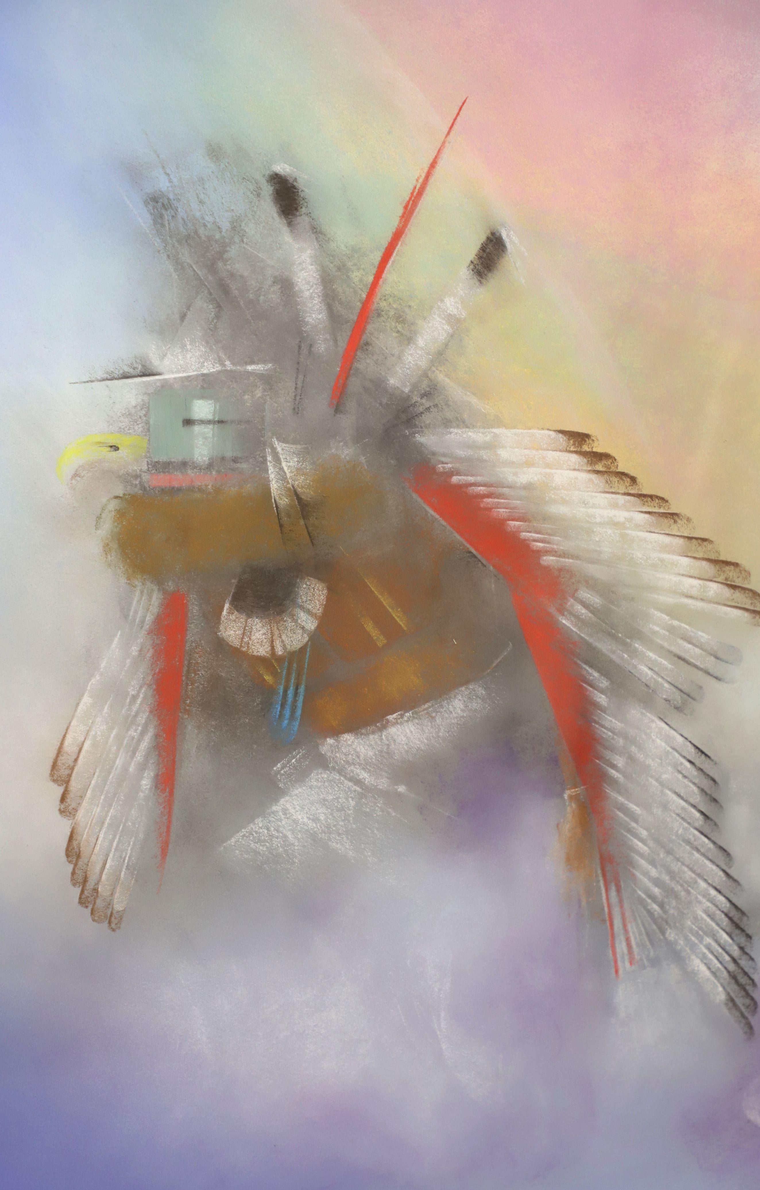 Original Pastel Native American Art "Eagle Dancers" by Tommy Montoya at 1stDibs leonora