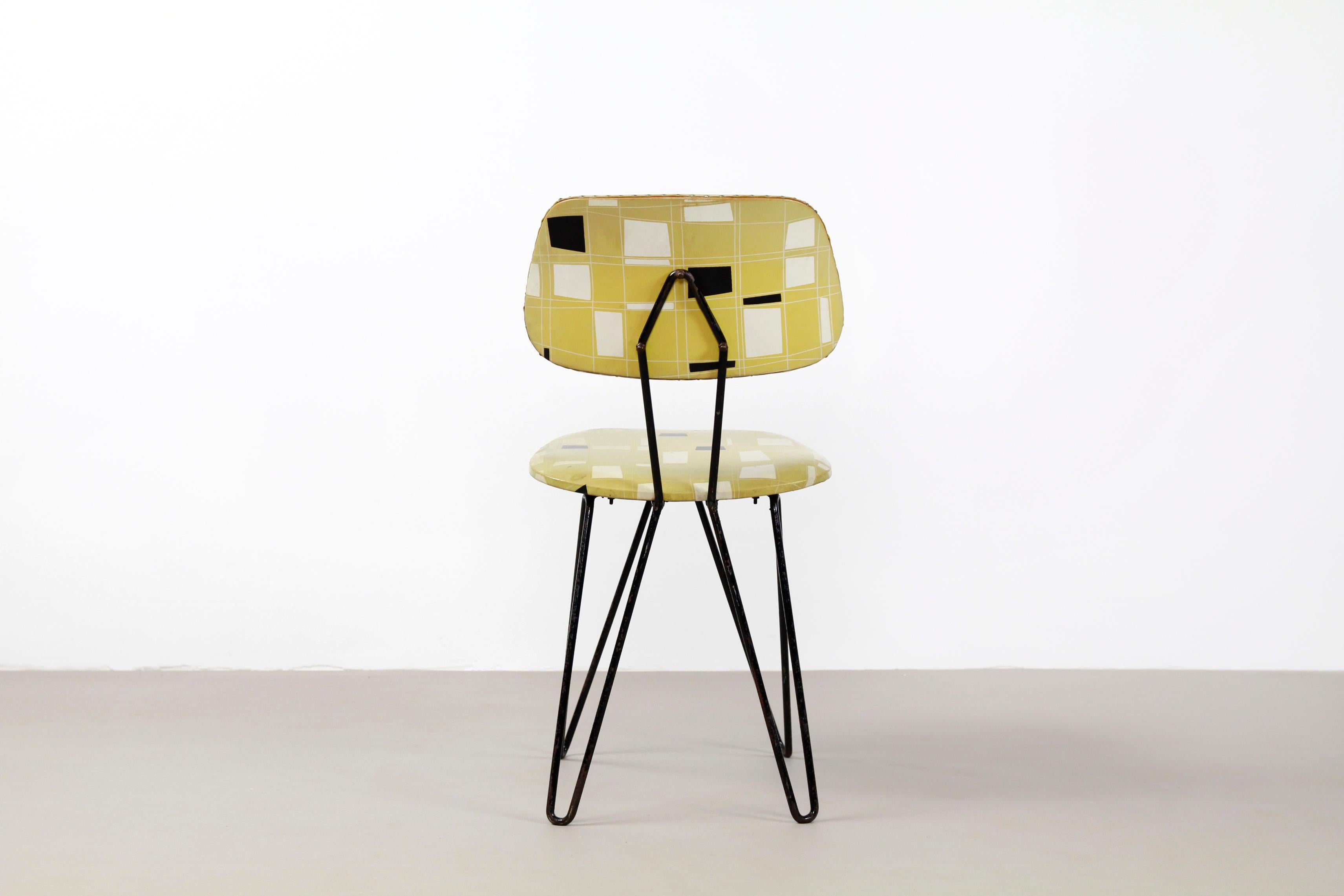 Original Pastoe Dutch Minimalist SM01 Chair by Designer Cees Braakman, 1954 In Good Condition In Amsterdam, Noord Holland