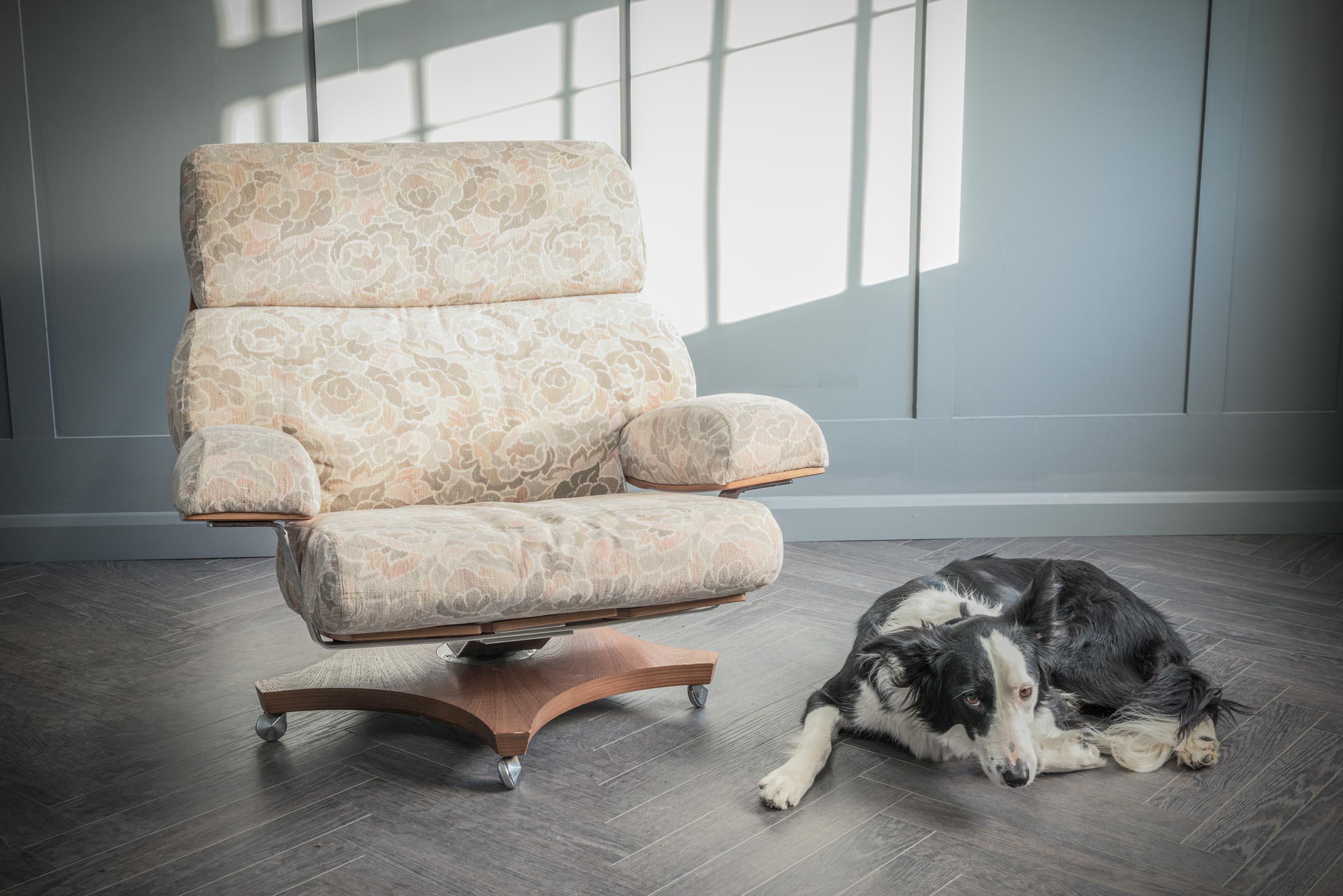 Original pattern G-Plan Housemaster Chair For Sale 7