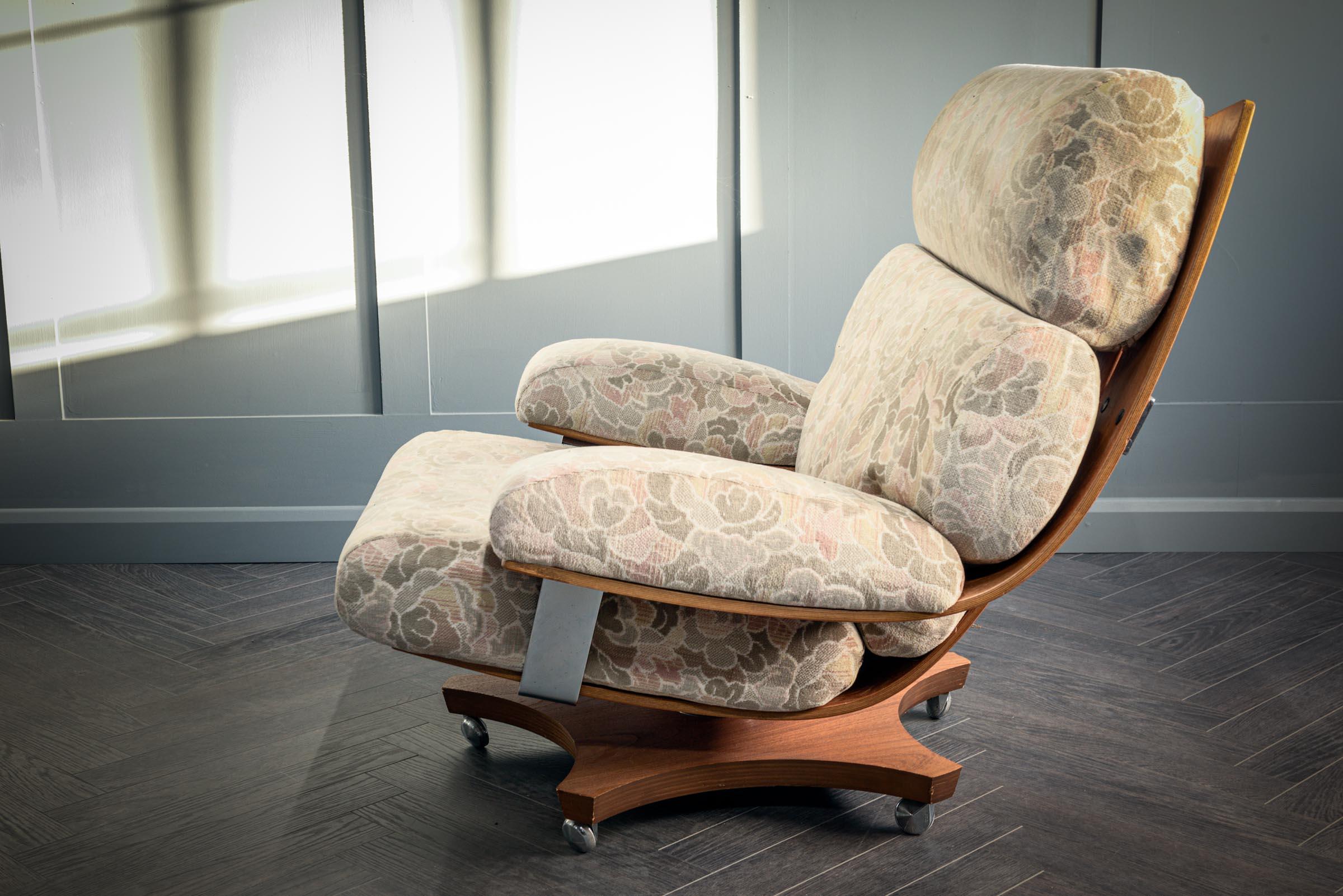 20th Century Original pattern G-Plan Housemaster Chair For Sale
