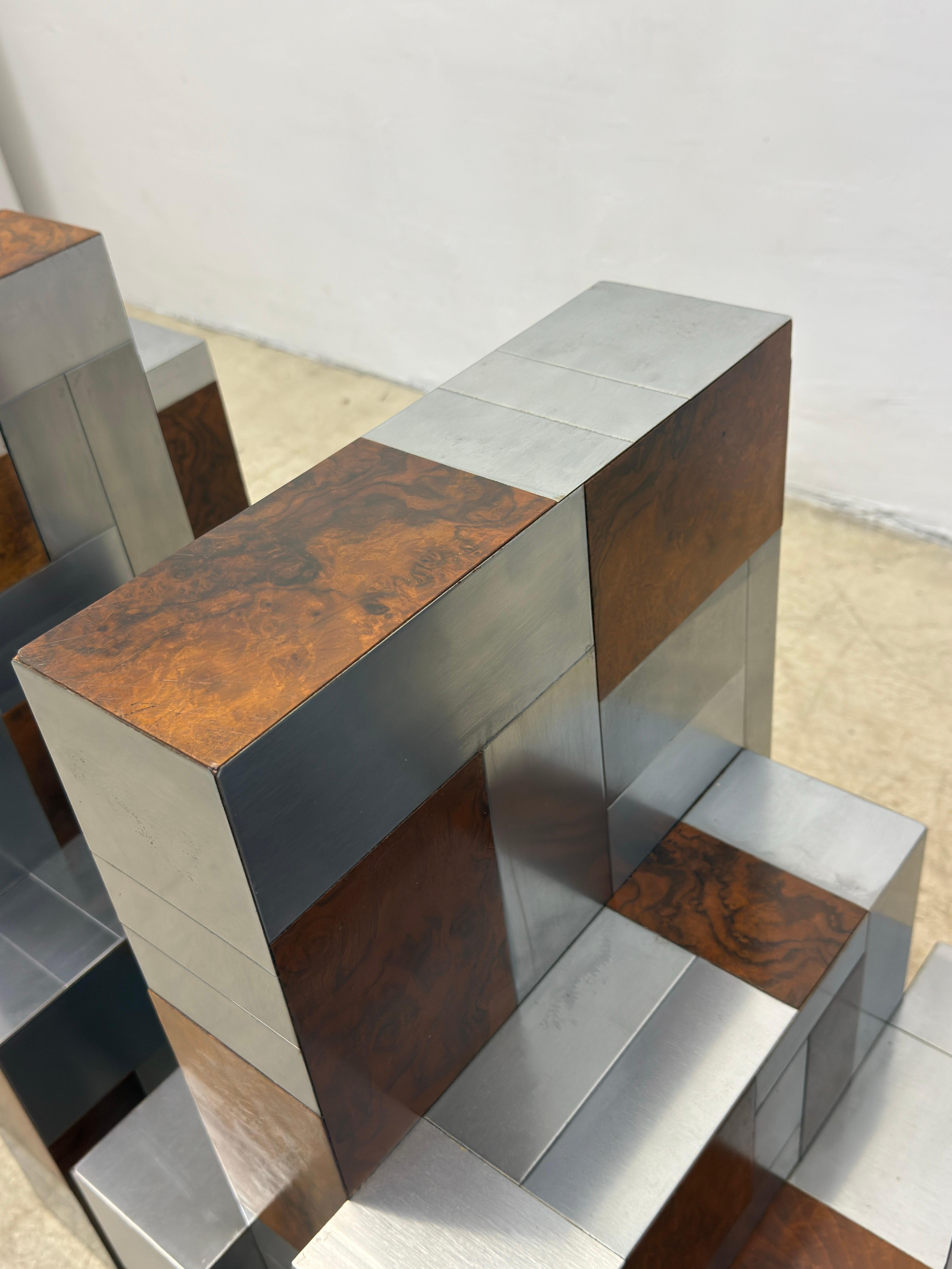 Table de salle à manger ou base de console originale Paul Evans Cityscape, années 1970 en vente 7