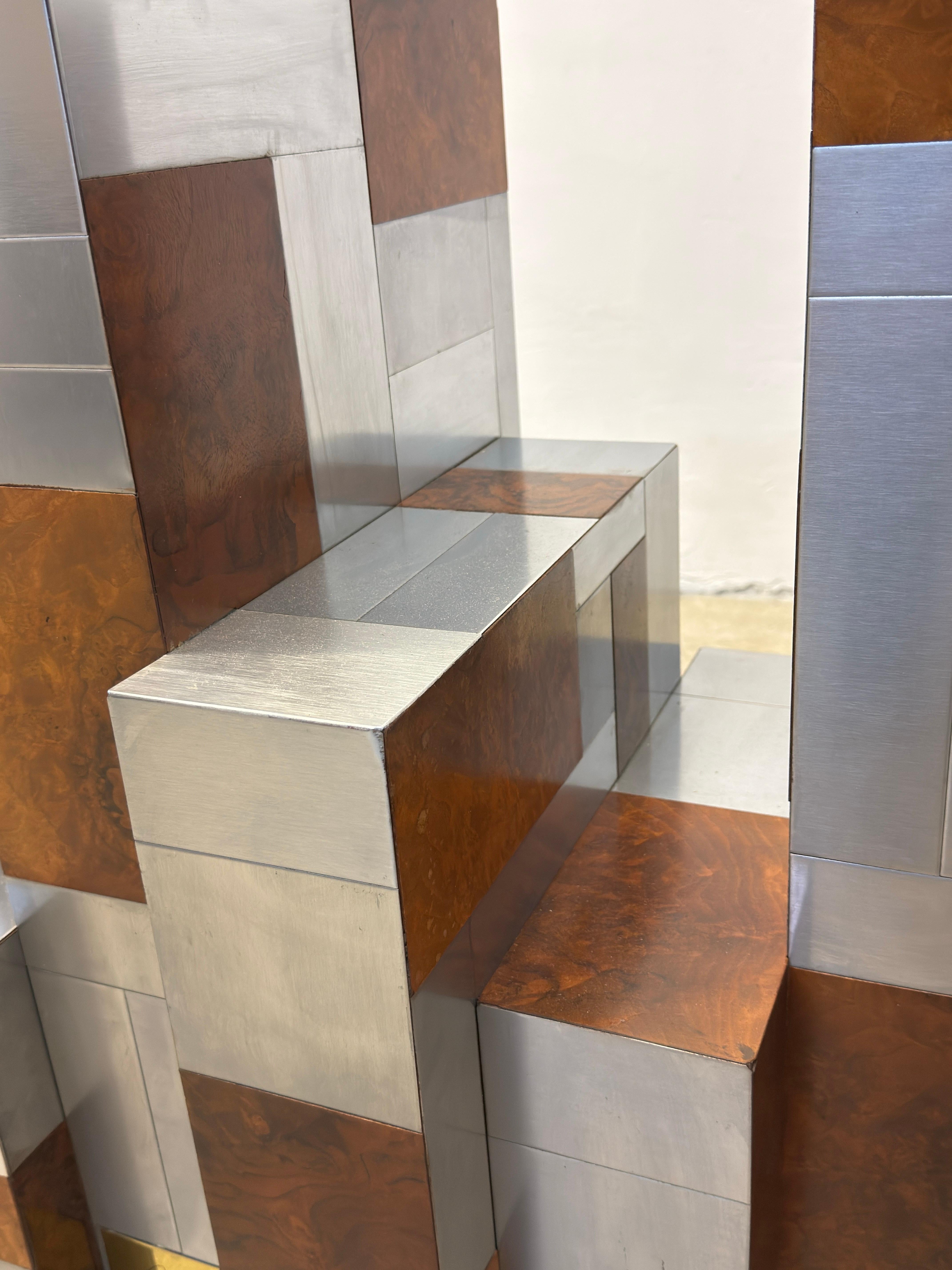 Table de salle à manger ou base de console originale Paul Evans Cityscape, années 1970 en vente 8