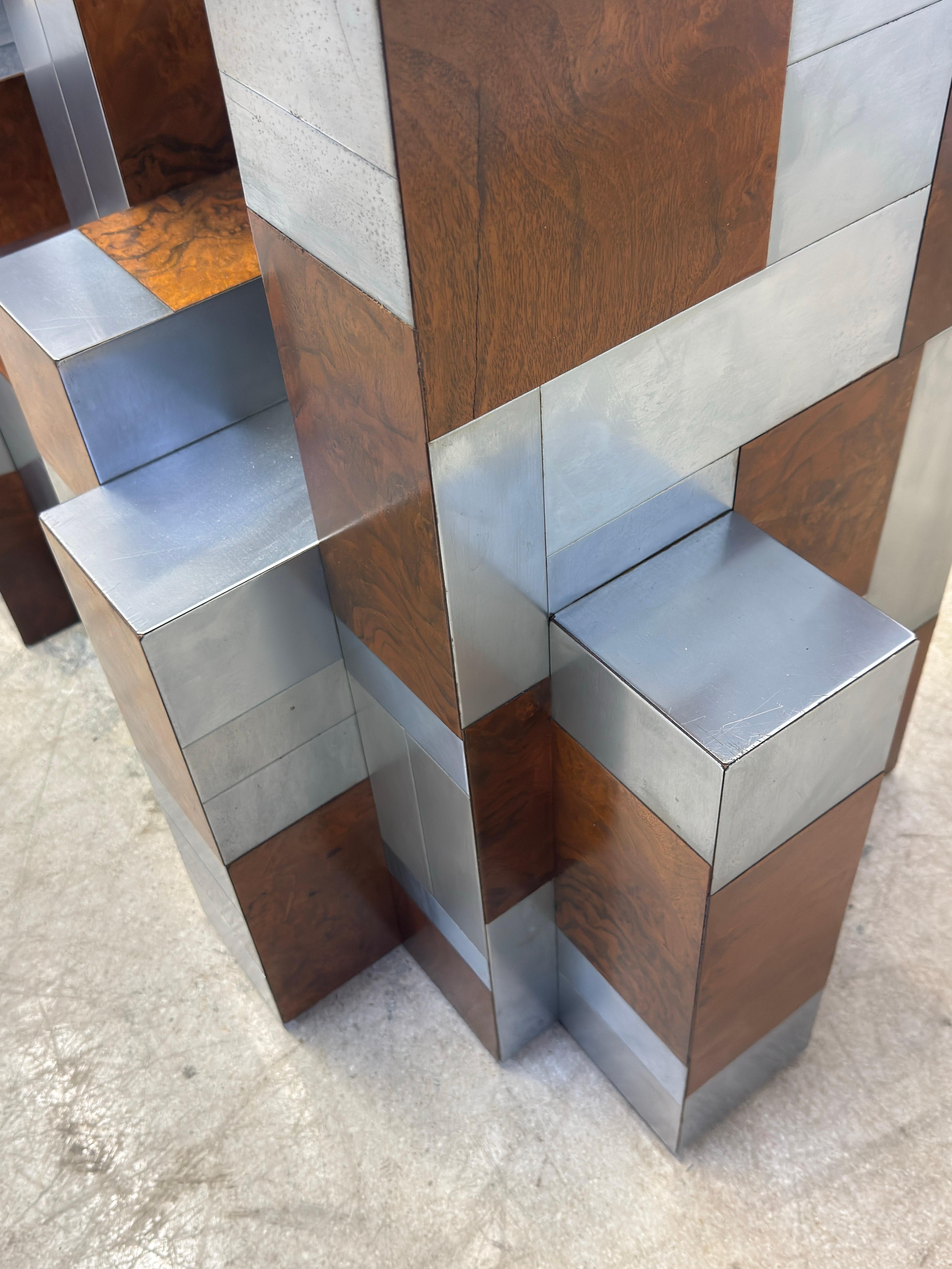 Table de salle à manger ou base de console originale Paul Evans Cityscape, années 1970 en vente 9