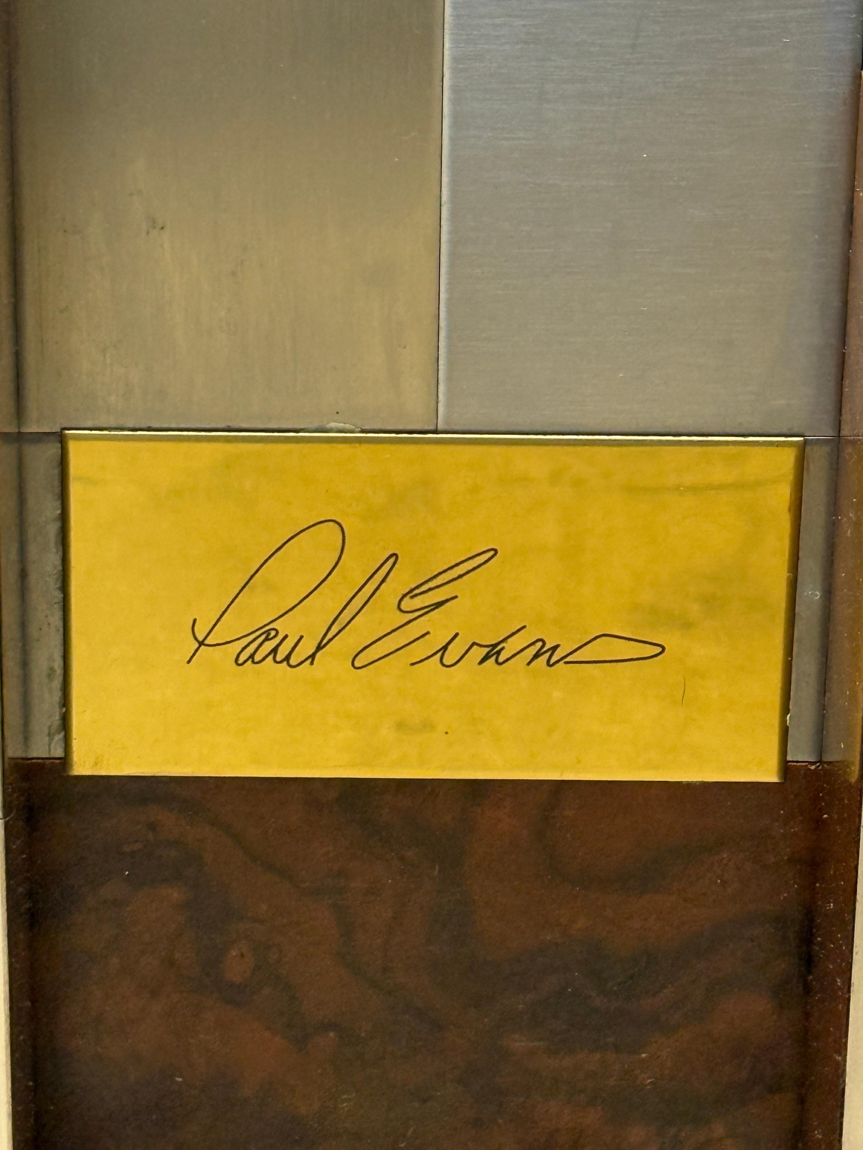 Table de salle à manger ou base de console originale Paul Evans Cityscape, années 1970 en vente 11