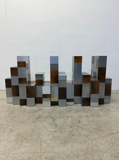 Original Paul Evans Cityscape Dining Table or Console Table Base, 1970s