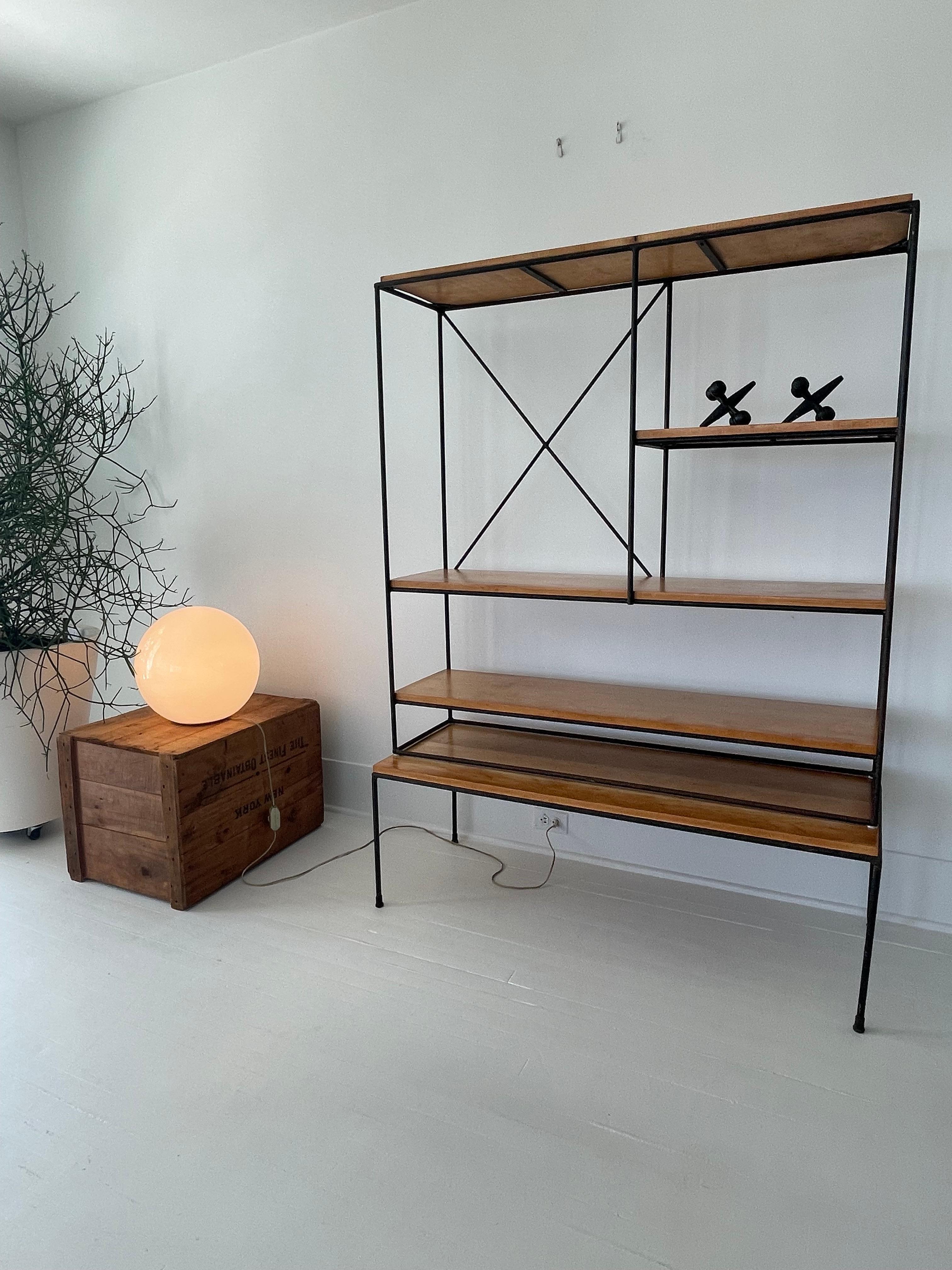 Original Paul McCobb Bookcase/Etagere and Bench Set from the Planner Group For Sale 7