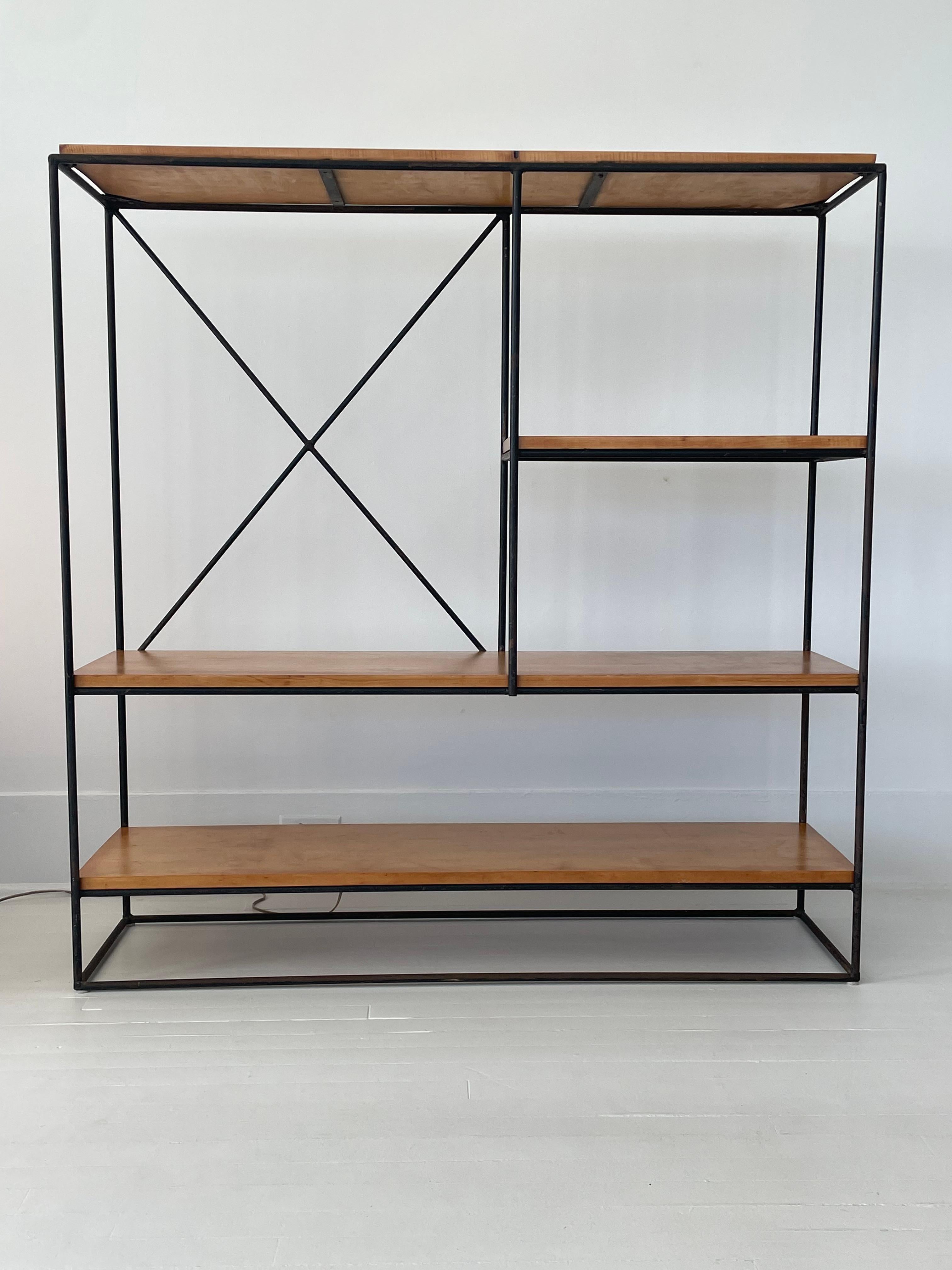 Original Paul McCobb Bookcase/Etagere and Bench Set from the Planner Group For Sale 1