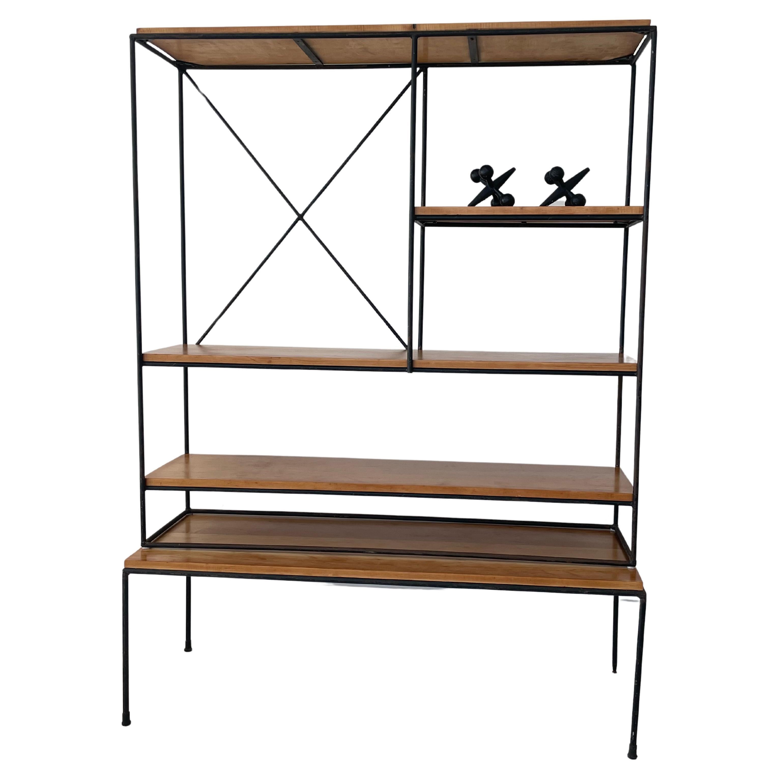 Original Paul McCobb Bookcase/Etagere and Bench Set from the Planner Group For Sale