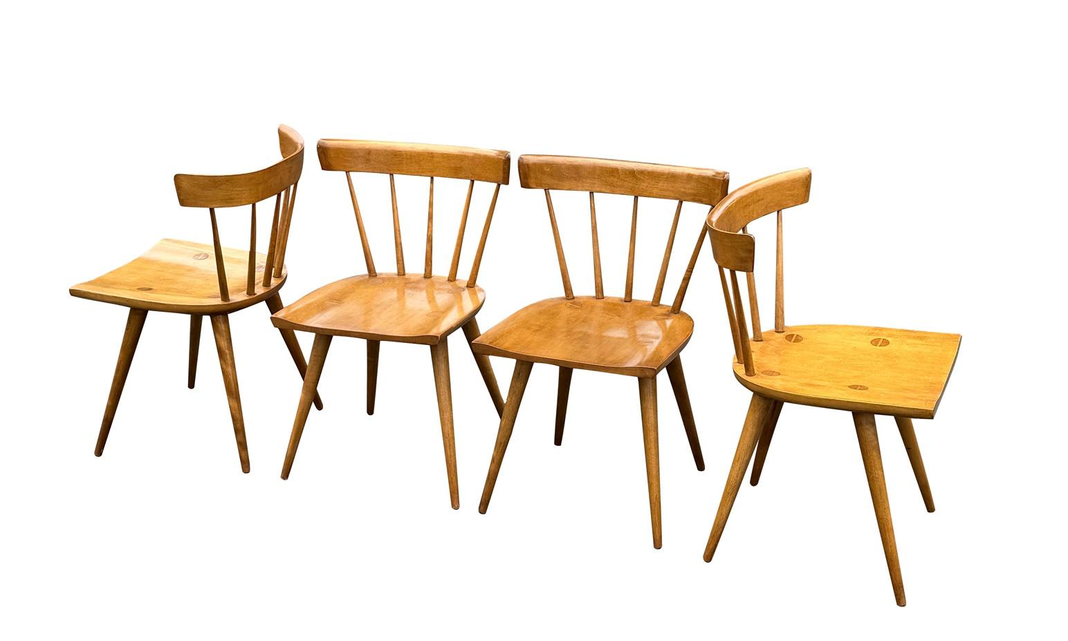 American Original Paul Mccobb for Planner Group Dining Chair Set