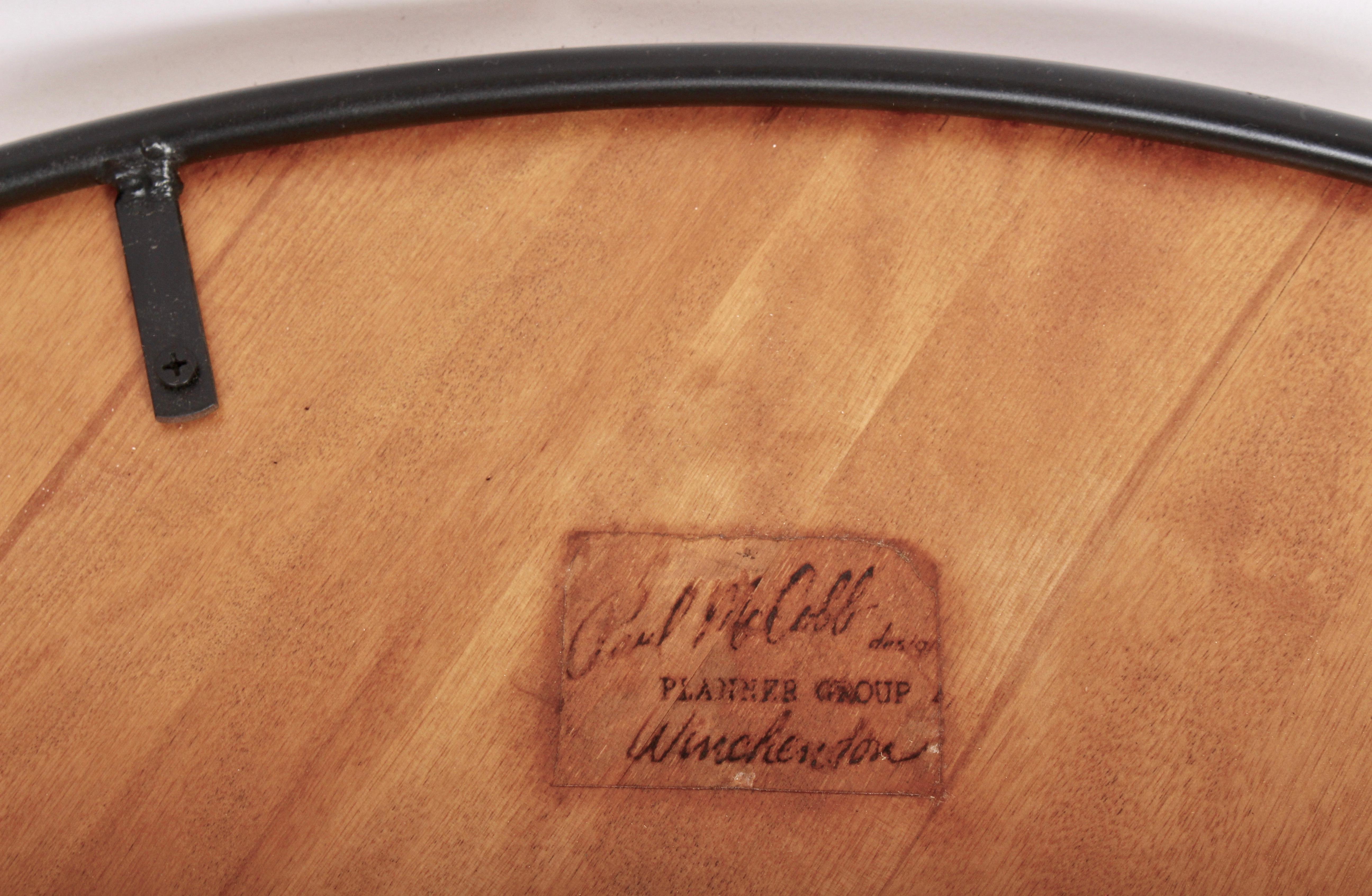 Fer Table basse originale Paul McCobb Planner Group modèle 1580 en érable et fer forgé en vente