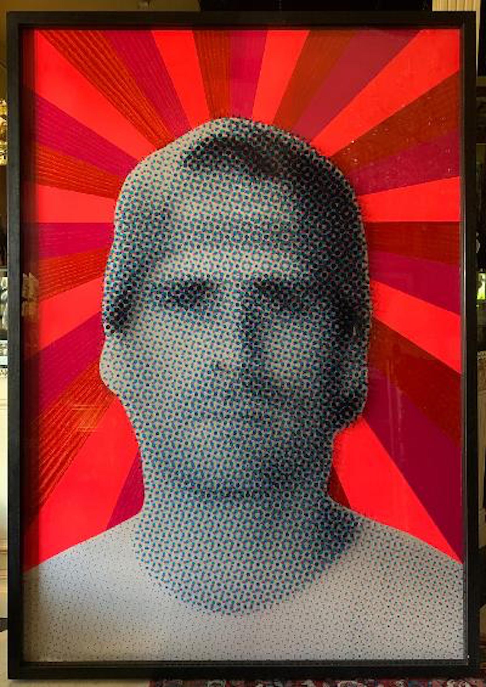 Original Paul Rusconi Painting of Famous Pop-Culture Skateboarder, Paul Cardiel 4