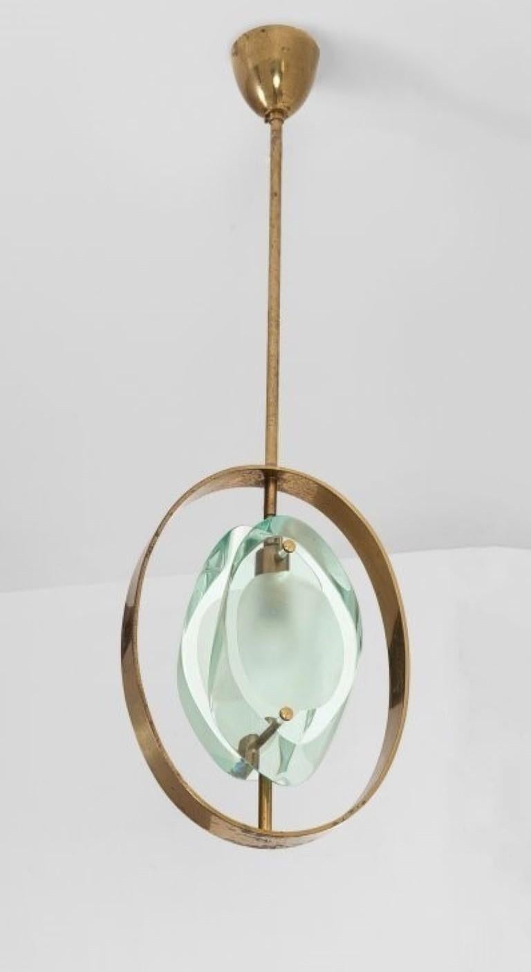 20th Century Pendant by Max Ingrand for Fontana Arte Model 1933, Italy, 1961