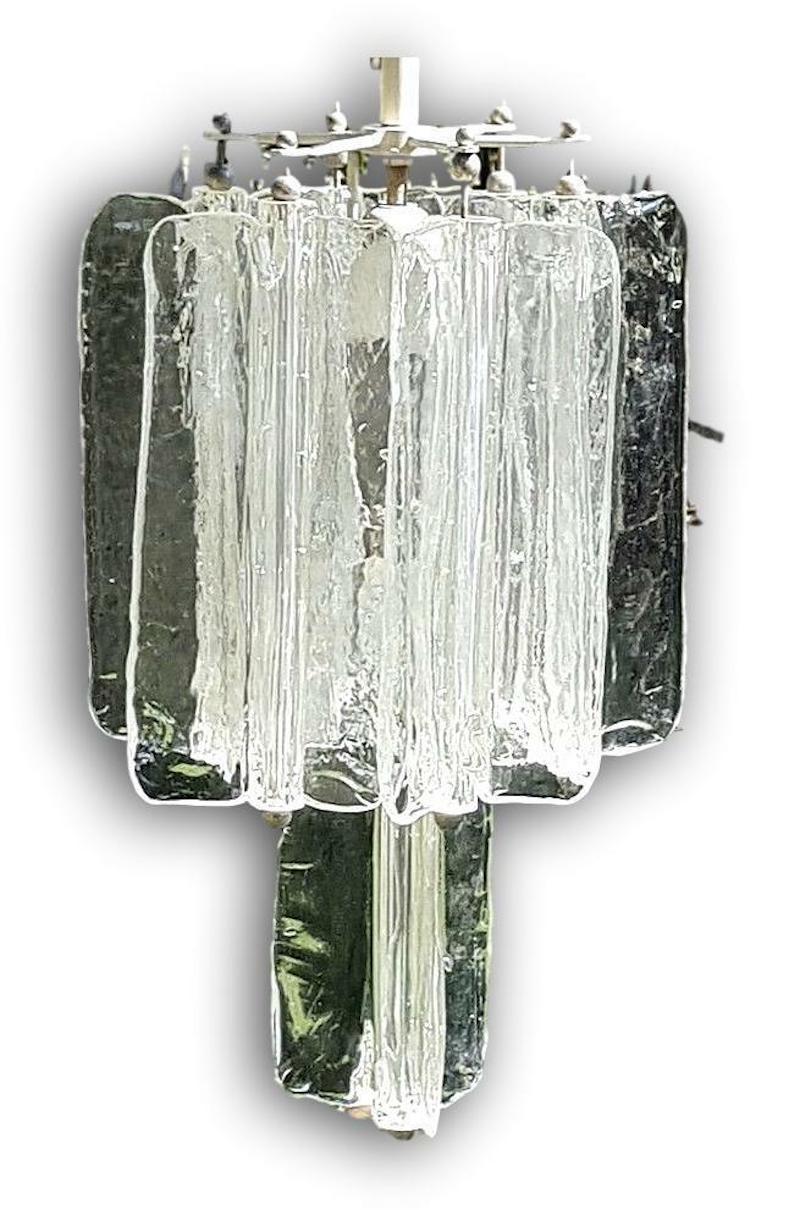 Mid-20th Century Original Pendant Lamp in Bark Glass Design Toni Zuccheri for Venini, 1960s