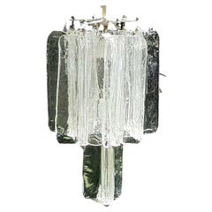 Original Pendant Lamp in Bark Glass Design Toni Zuccheri for Venini, 1960s