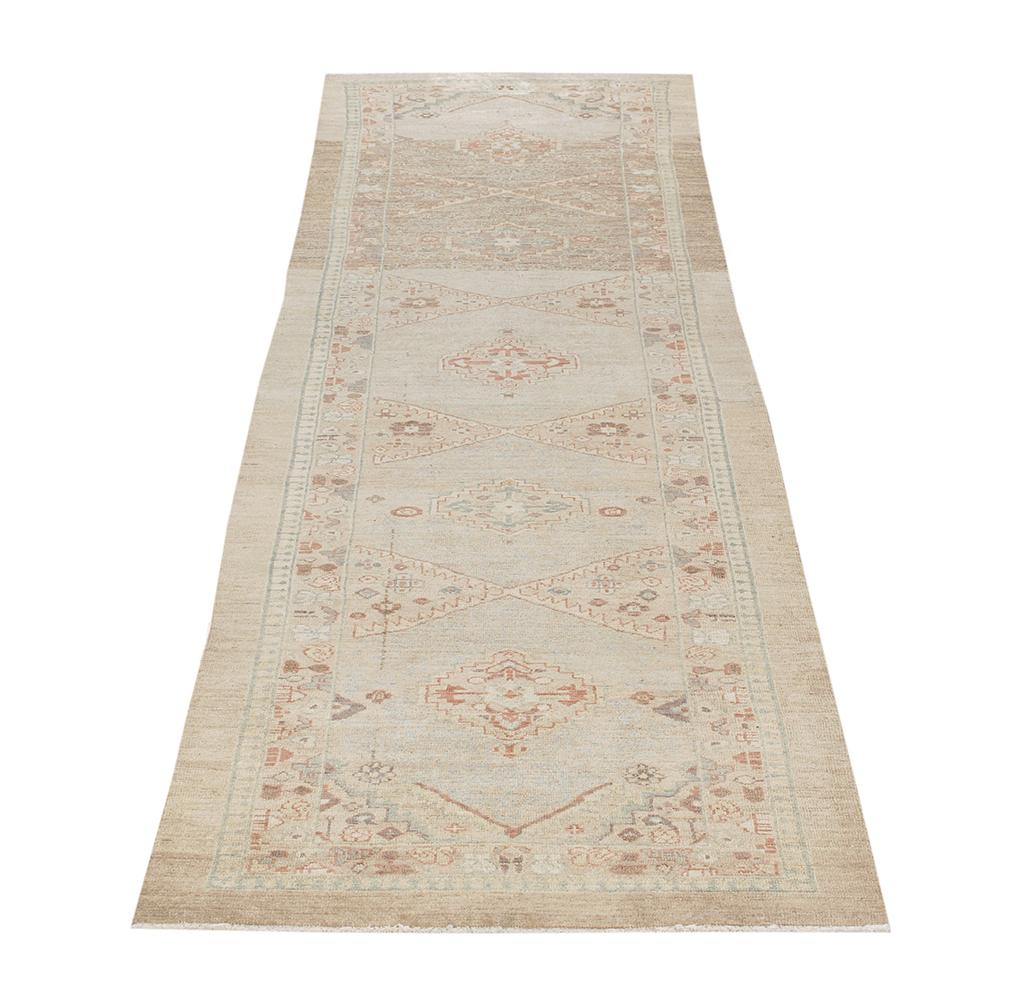 This rug resembles the rare and collectible antique Kurdish rugs that were produced in the 19th century and earlier. Due to their limited availability, NASIRI revived the ancient dyeing and weaving techniques that have dissolved over the years to