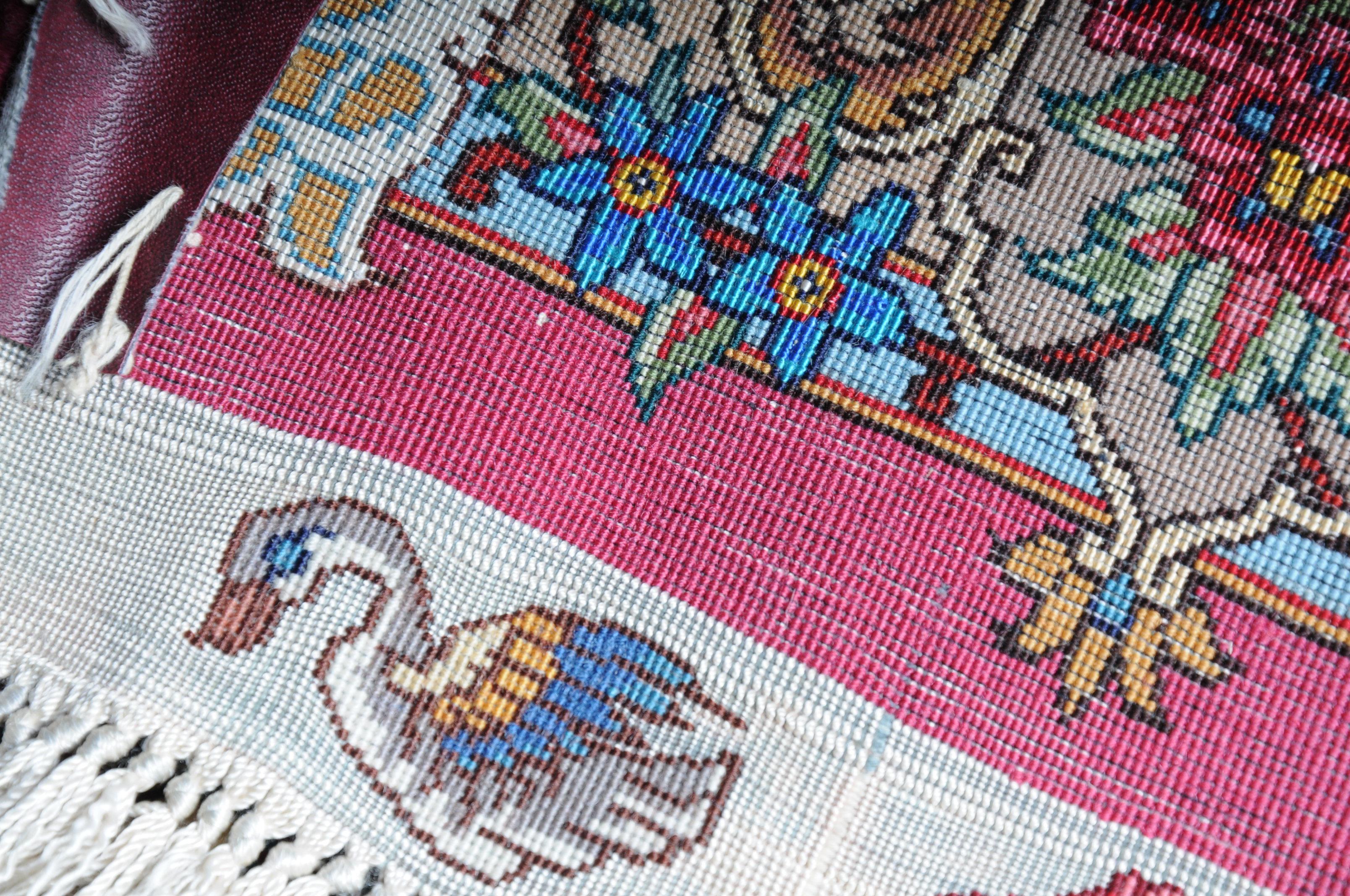 Original Persian Palace Carpet Tabriz Cork Wool with Silk 13